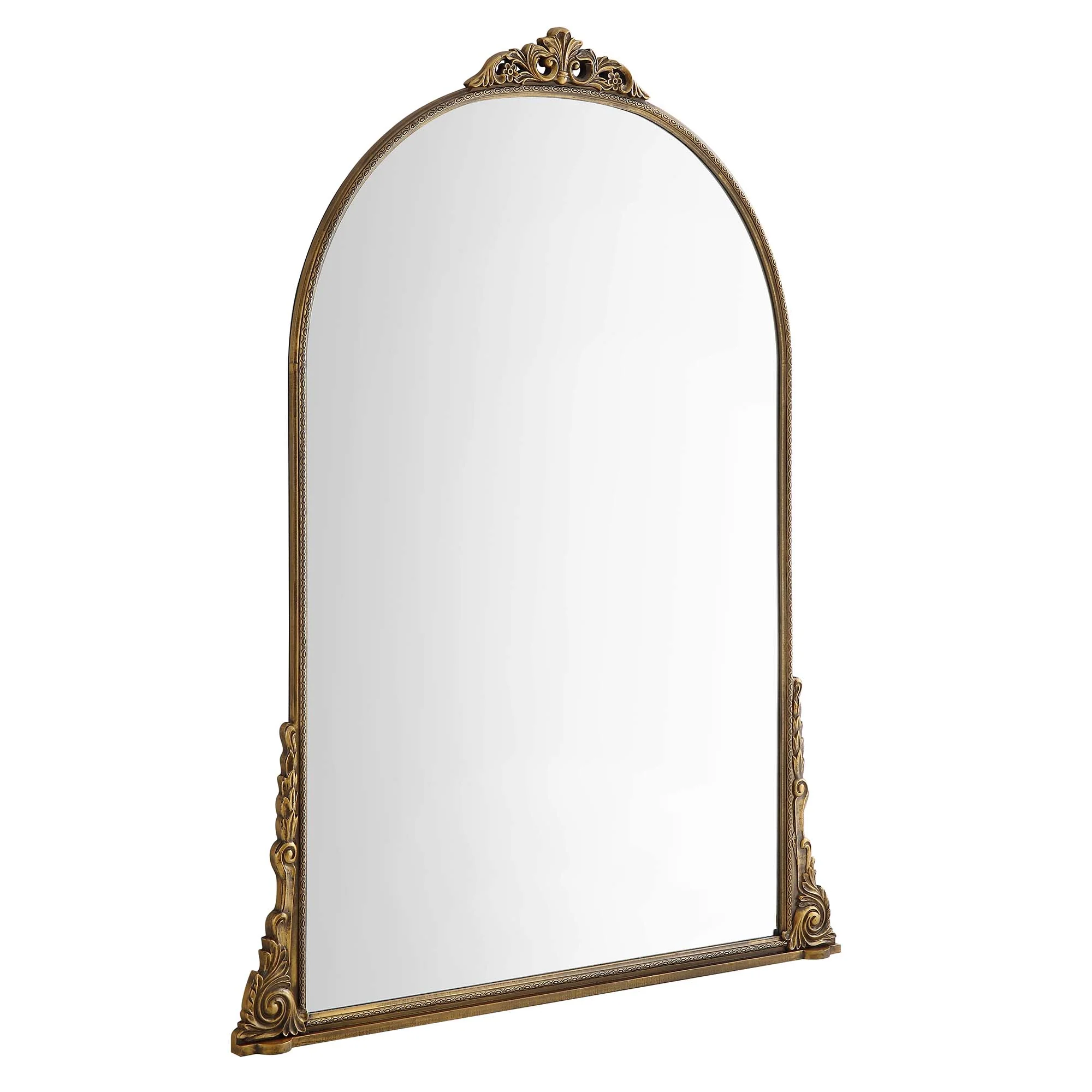 Mirabel Full Length Mirror 186 x 144 cm, Antique Gold Effect - Image 5