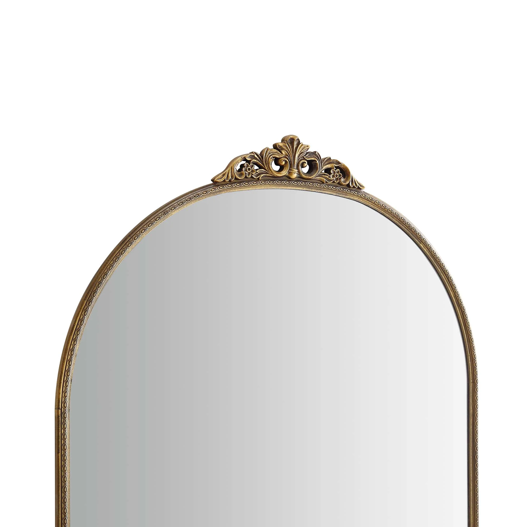 Mirabel Full Length Mirror 186 x 144 cm, Antique Gold Effect - Image 7