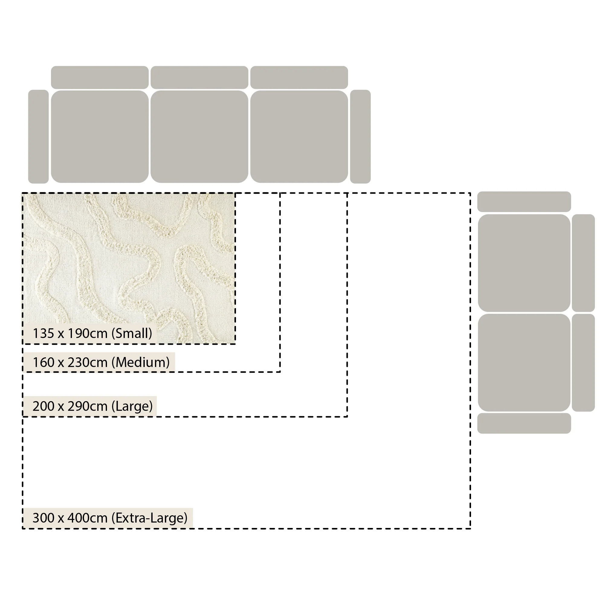 Mirage Hand Tufted New Zealand Wool Rectangular Rug - Image 5