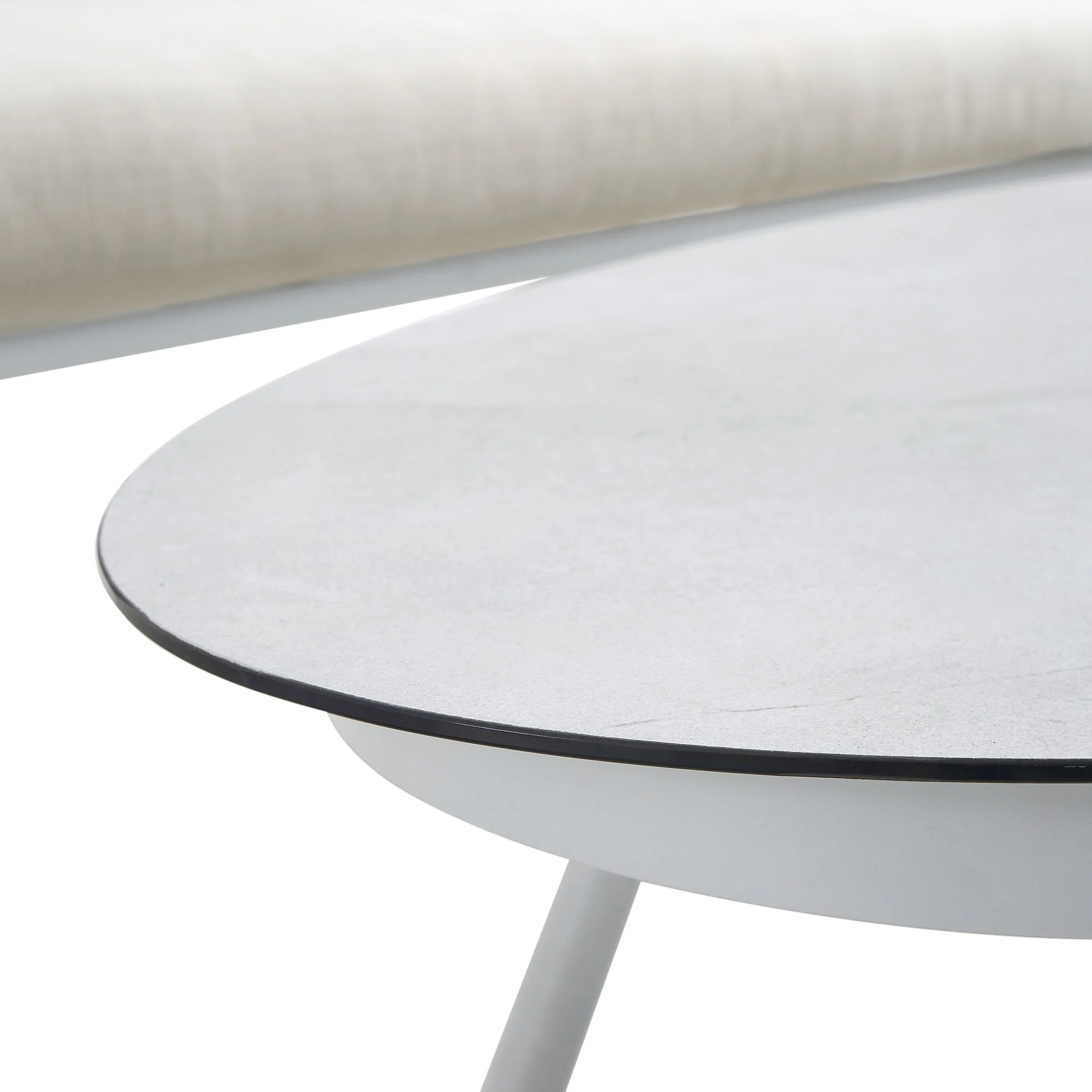 Montebello 4-Seater Outdoor Taupe Rope and Aluminium Sofa Set with White Ceramic Coffee Table - Image 11