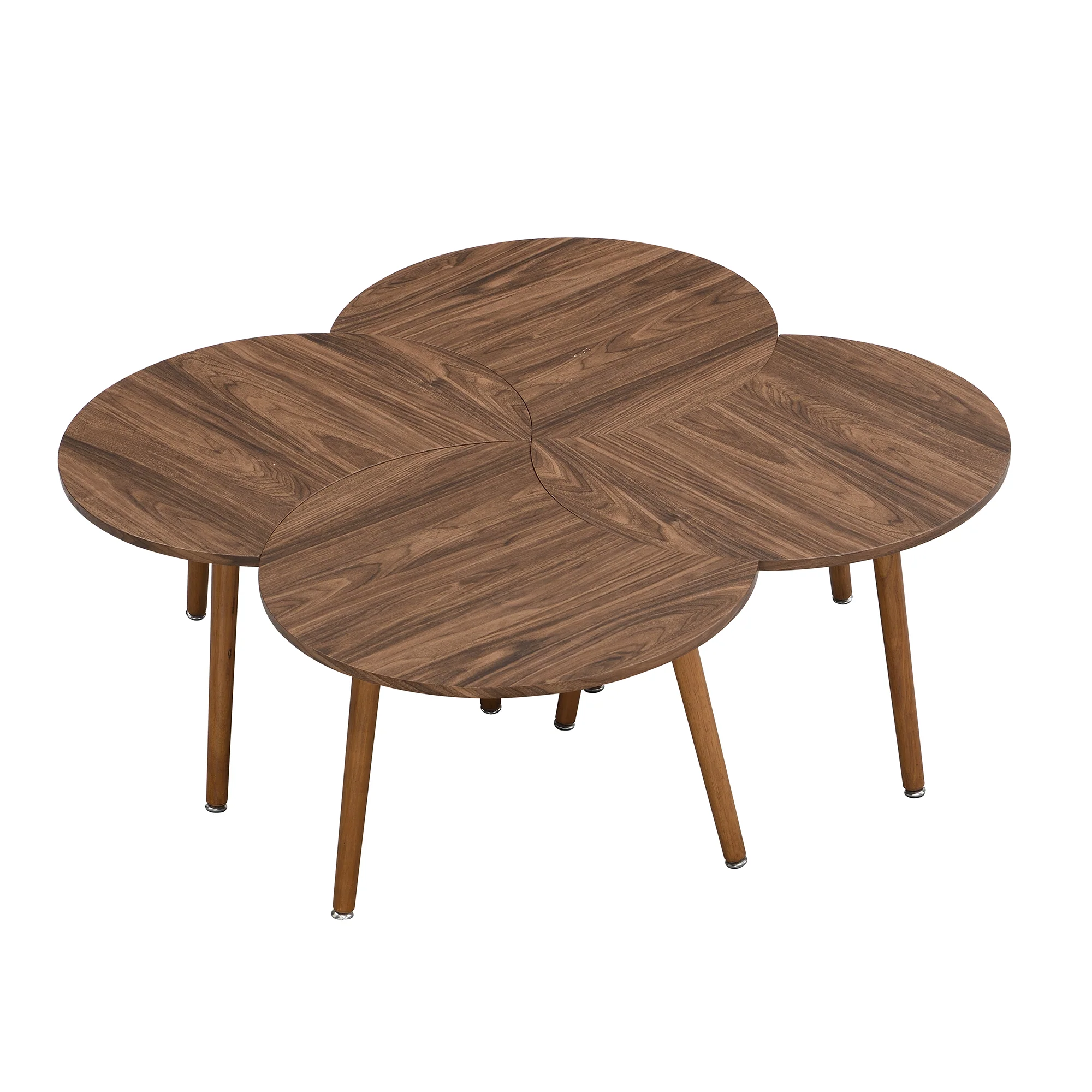Monza 4-in-1 Walnut Effect Coffee Table - Image 7