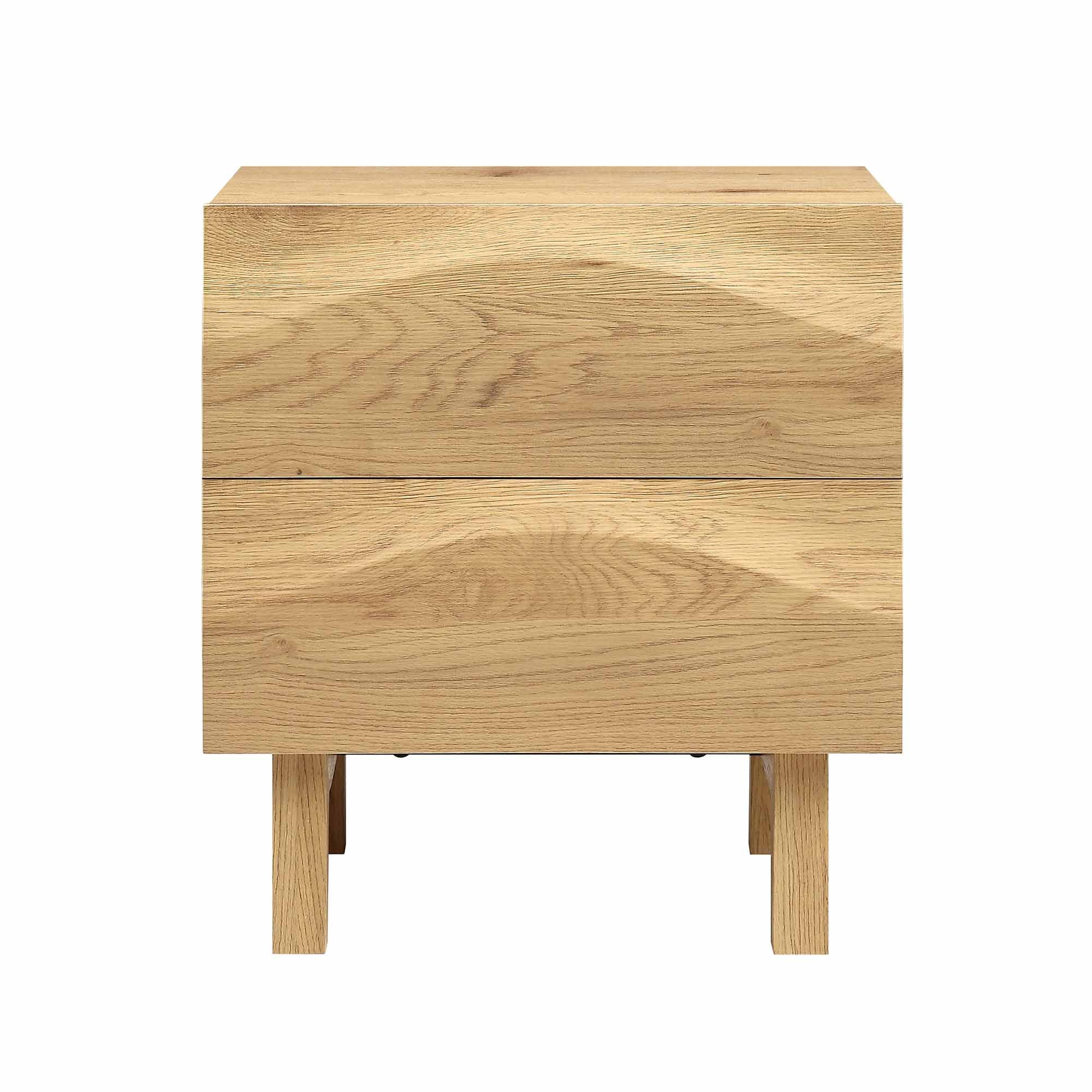 Moriko 2 Drawer Bedside Table - Image 3