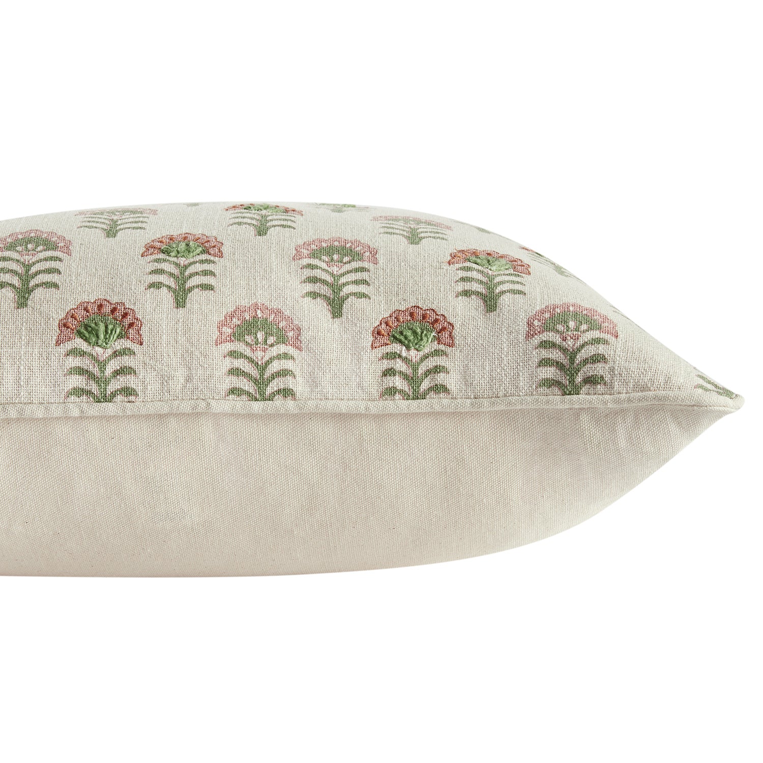 Nazaar Kaleido Bloom Cotton Duck Rectangular Cushion - Image 2