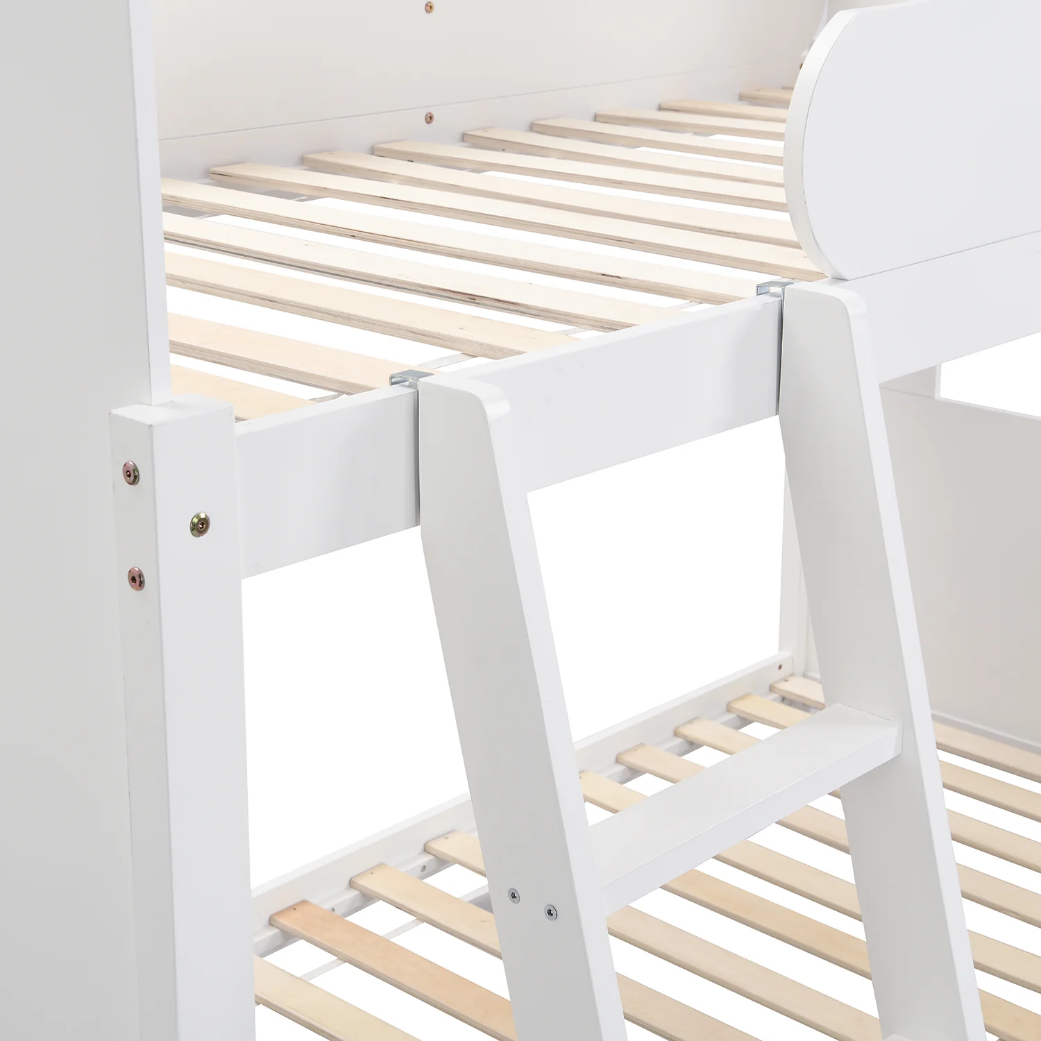 Newton White Solid Wood Kid's Treehouse Bunk Bed - Image 9