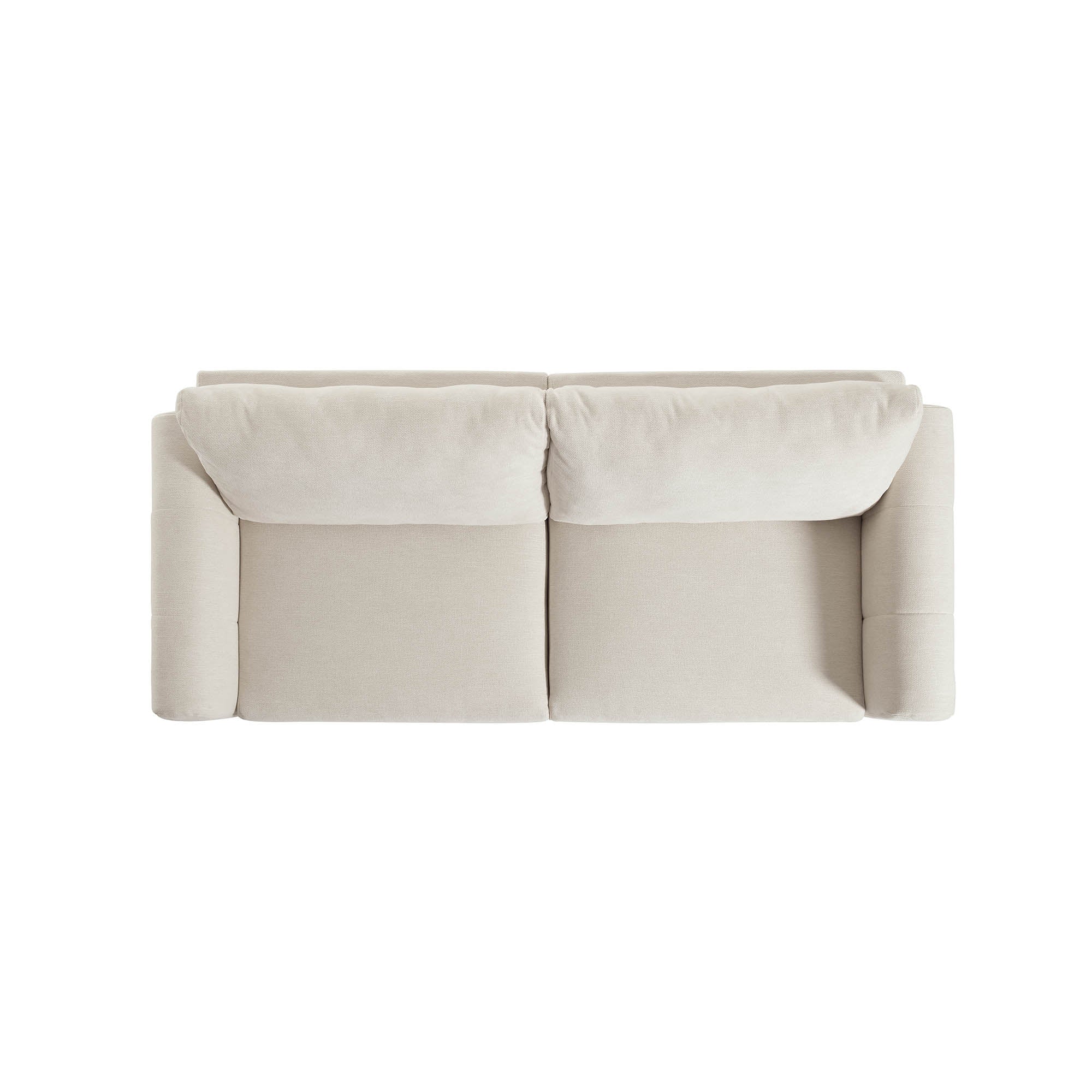 Noak 3-Seater Beige Woven Fabric Sofa with Chrome Legs - Image 10