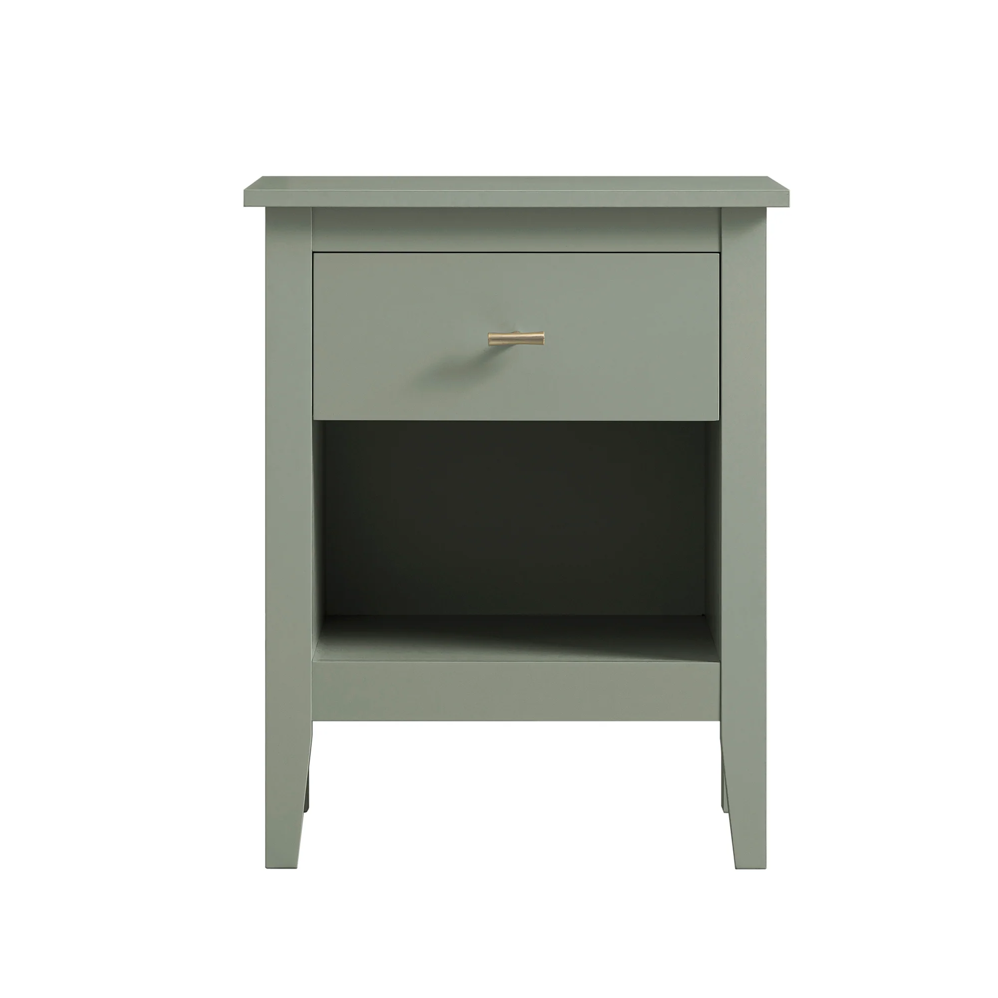 Oakham 1-Drawer Bedside Table, Desert Sage - Image 6