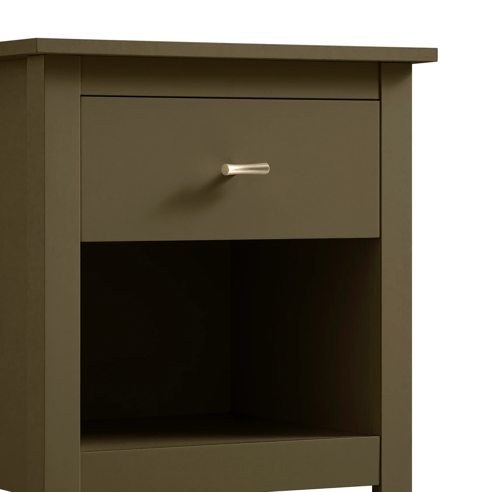 Oakham 1-Drawer Bedside Table, Olive Grove - Image 12