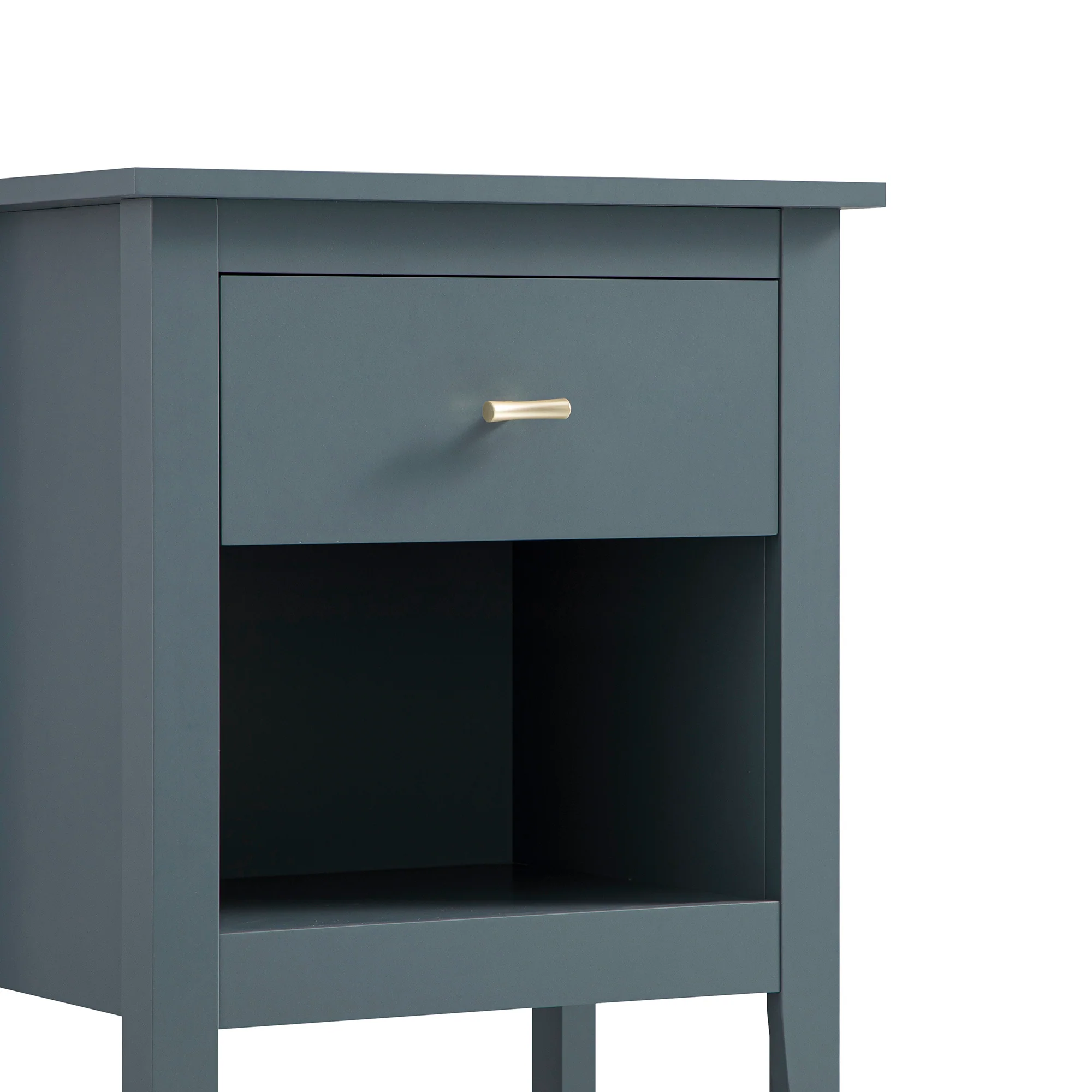 Oakham 1-Drawer Bedside Table, Stormy Blue - Image 11