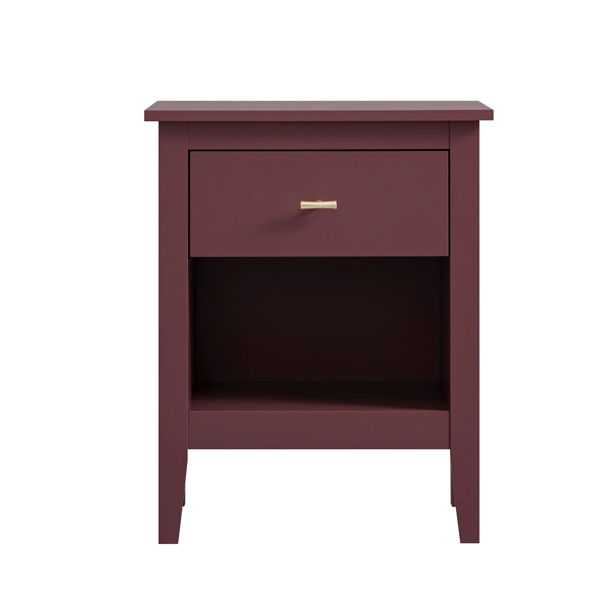 Oakham 1-Drawer Bedside Table, Wild Cherry - Image 6
