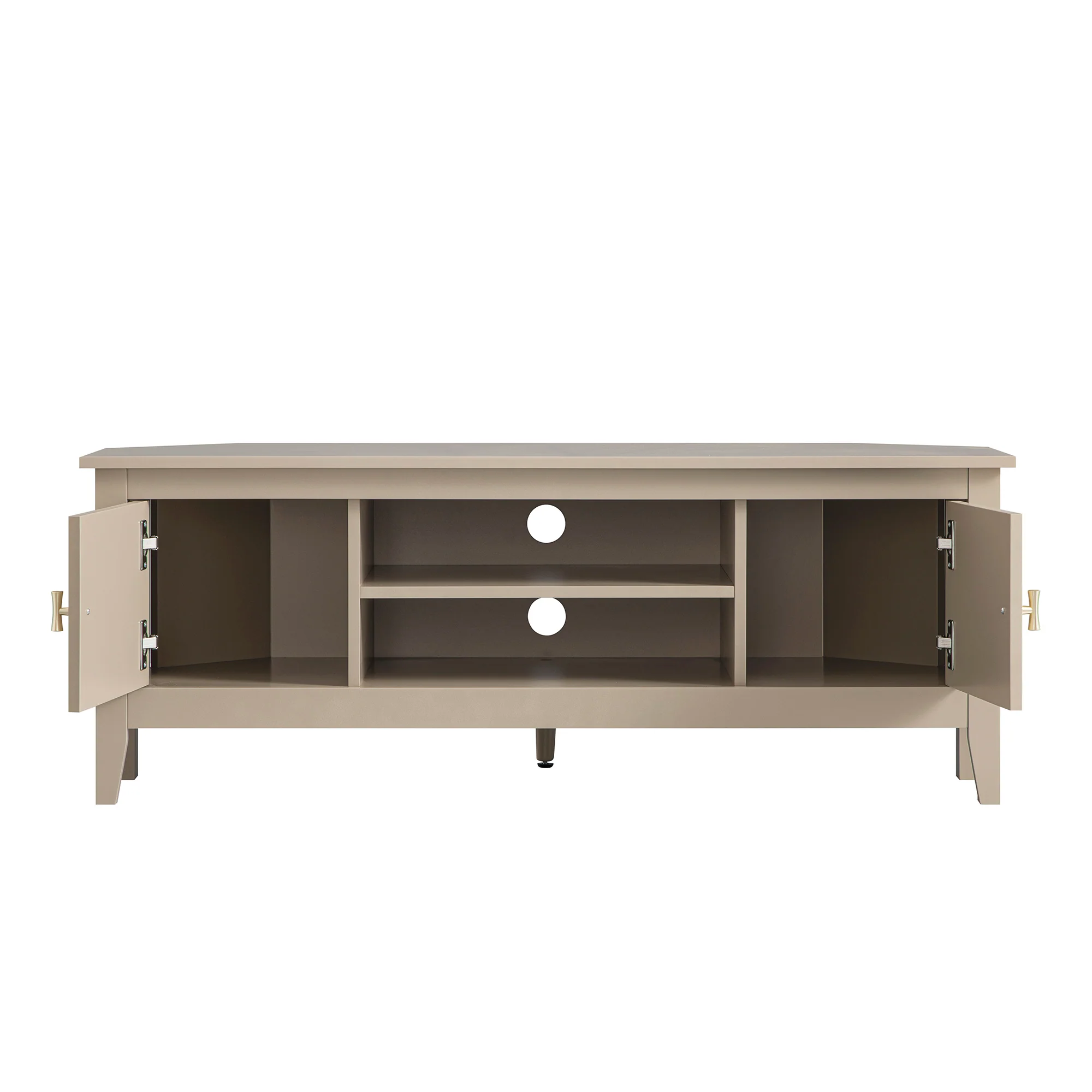 Oakham 120cm Corner TV Unit, Deep Greige - Image 5