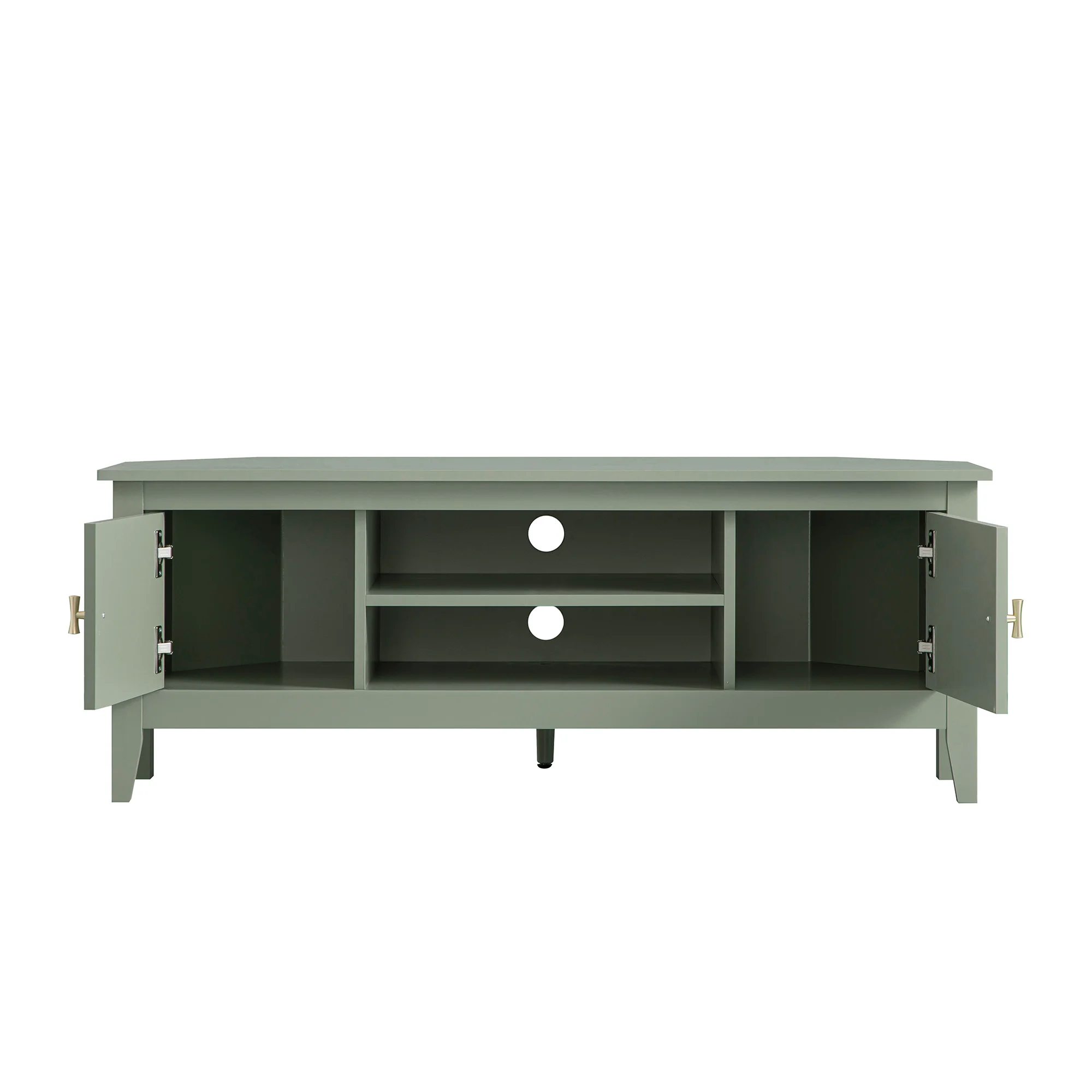 Oakham 120cm Corner TV Unit, Desert Sage - Image 4