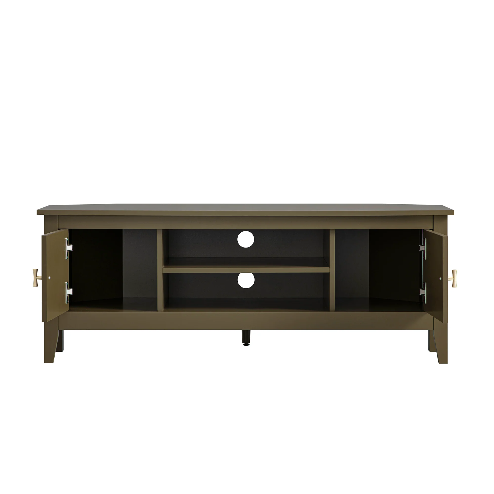 Oakham 120cm Corner TV Unit, Olive Grove - Image 10