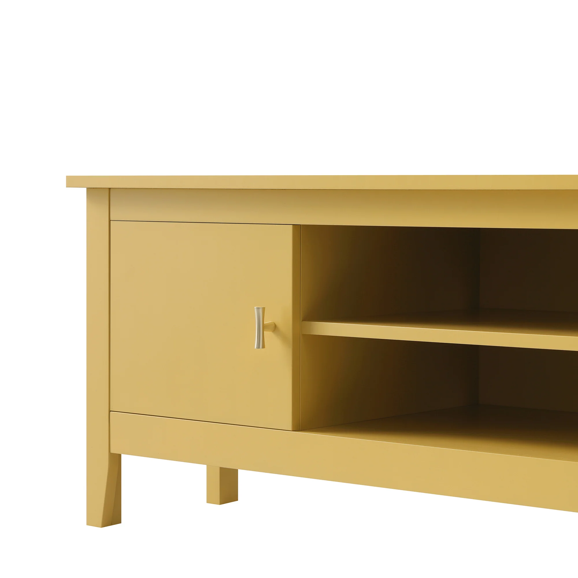 Oakham 120cm Corner TV Unit, Rattan Yellow - Image 14