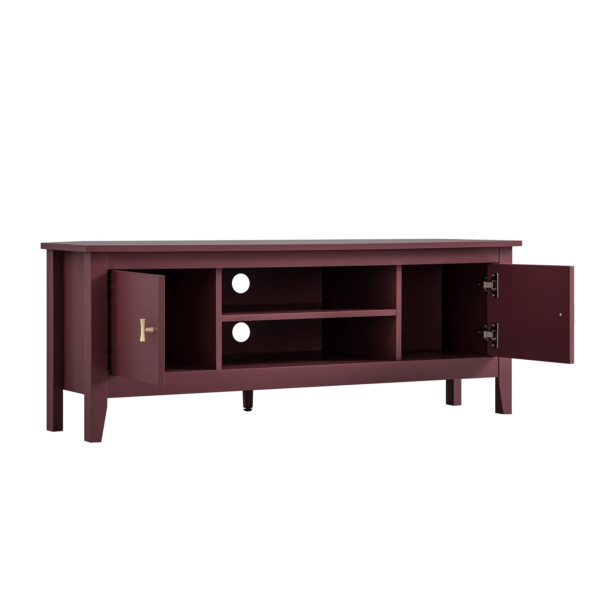 Oakham 120cm Corner TV Unit, Wild Cherry - Image 6