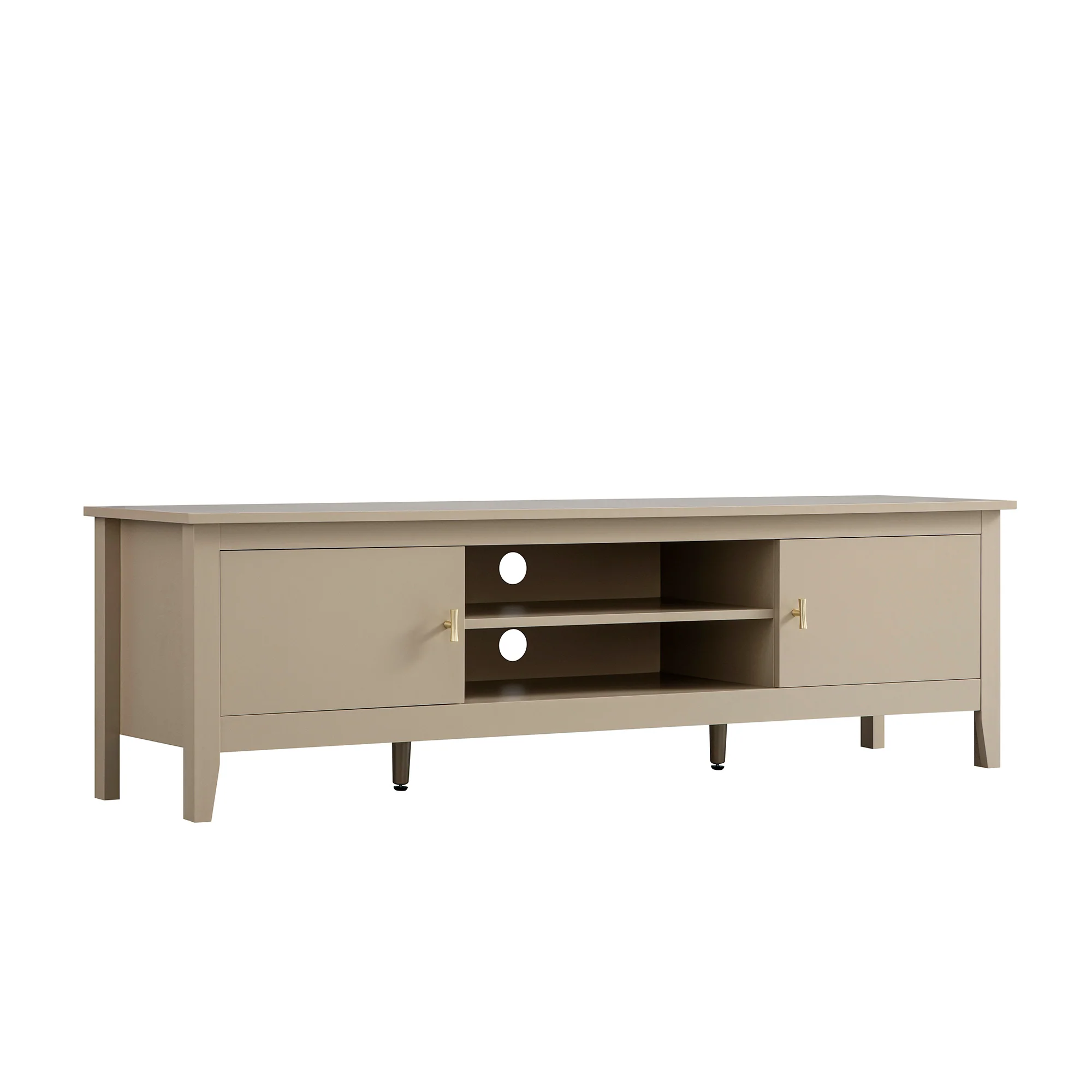 Oakham 150cm TV Unit, Deep Greige - Image 2