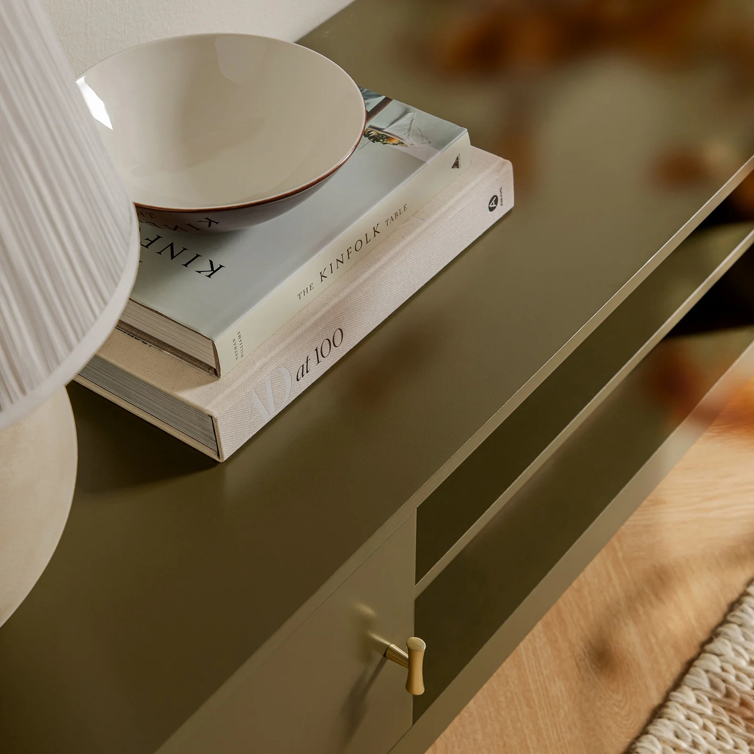 Oakham 150cm TV Unit, Olive Grove - Image 6
