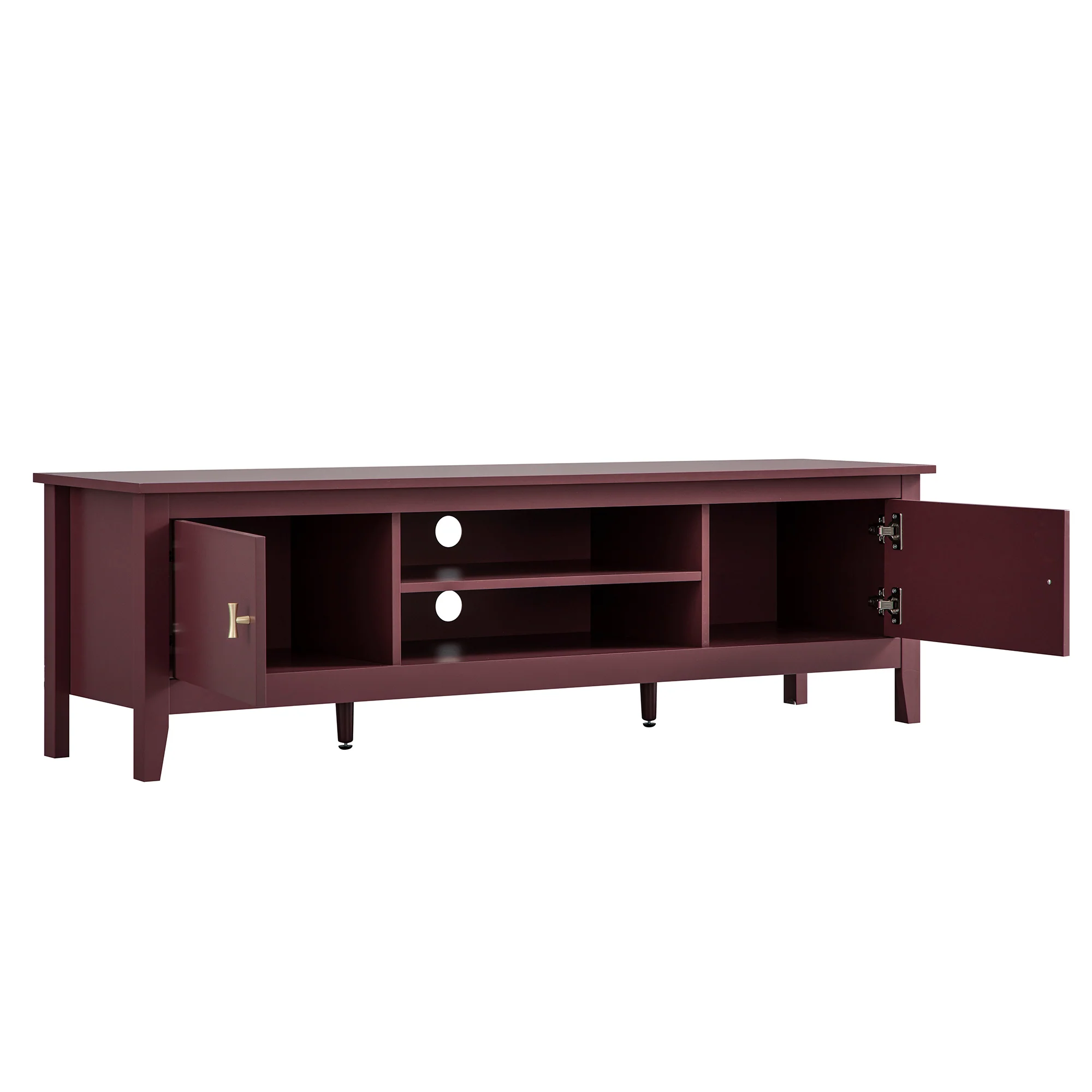 Oakham 150cm TV Unit, Wild Cherry - Image 11