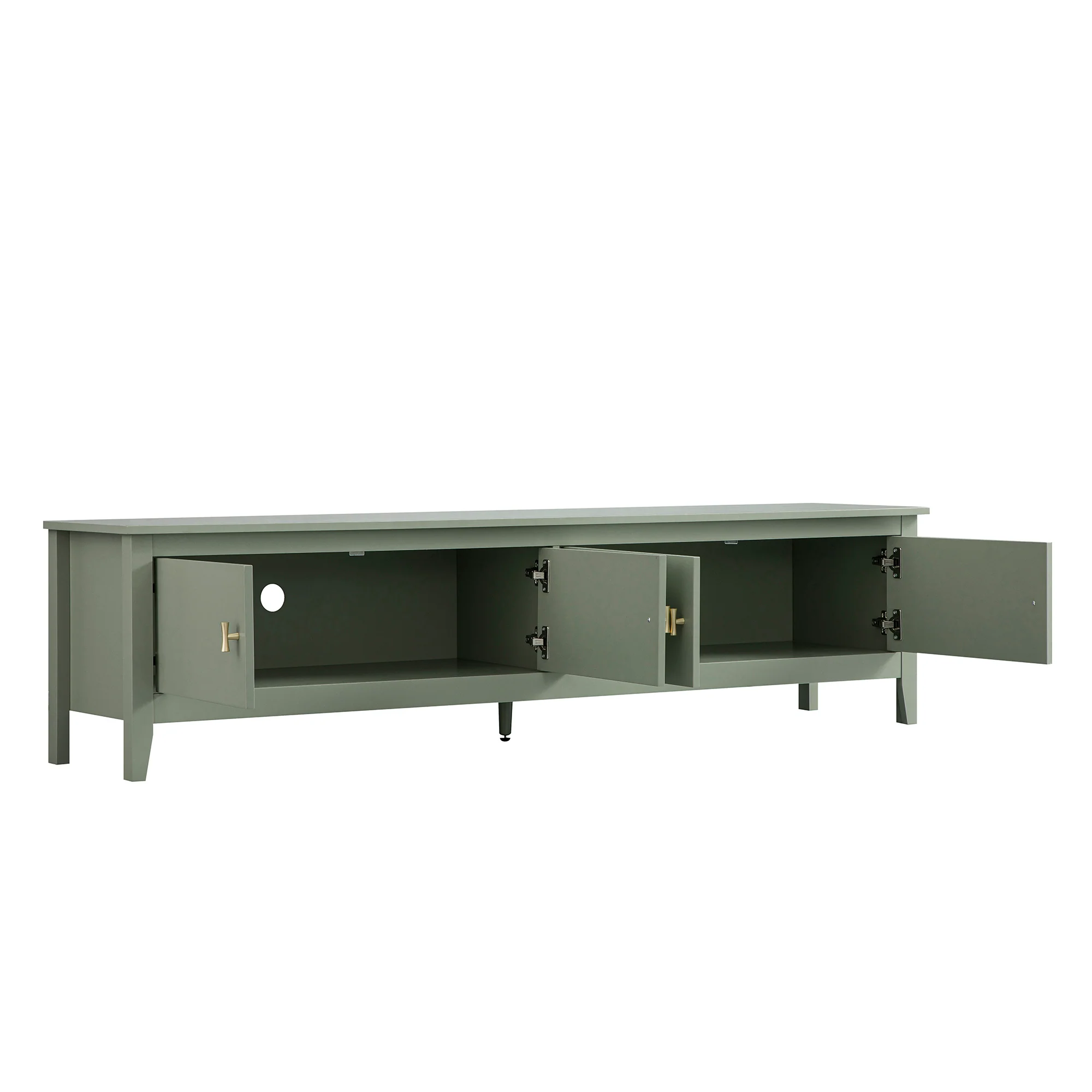 Oakham 180cm Wide TV Unit, Desert Sage - Image 5