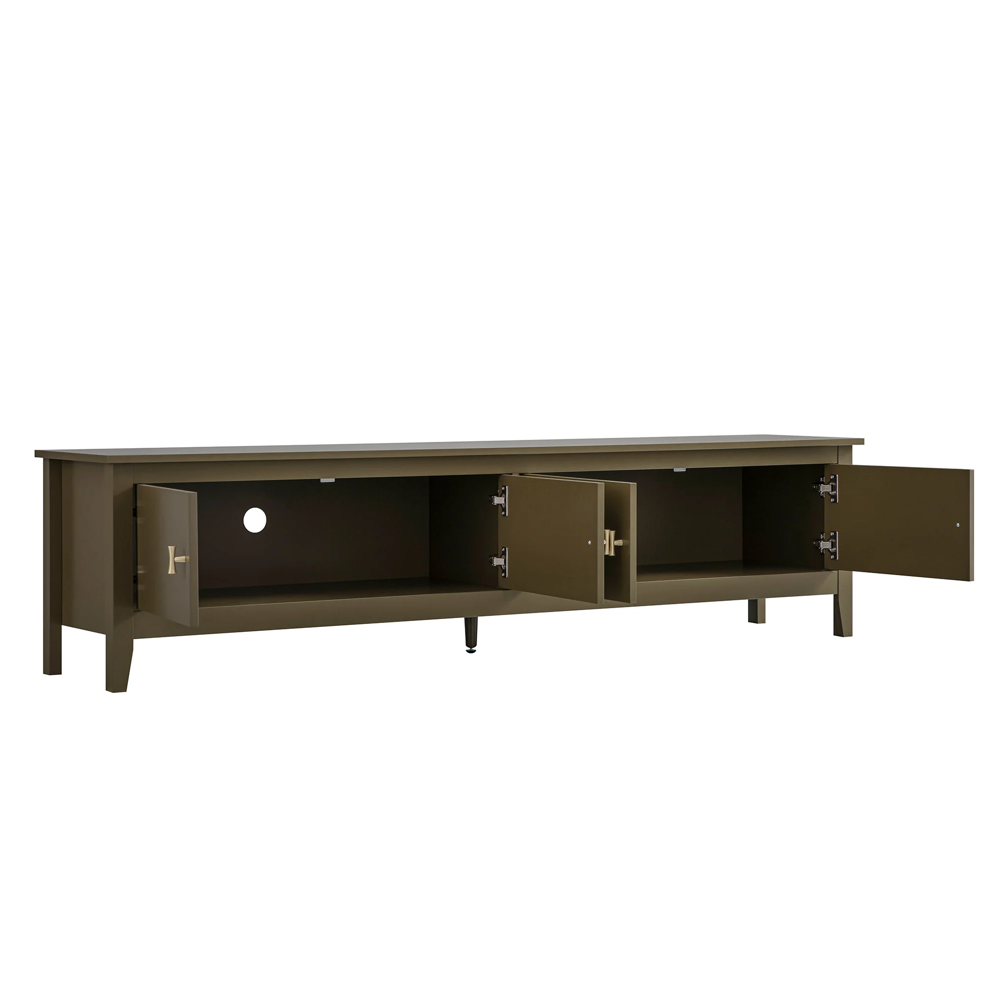 Oakham 180cm Wide TV Unit, Olive Grove - Image 11