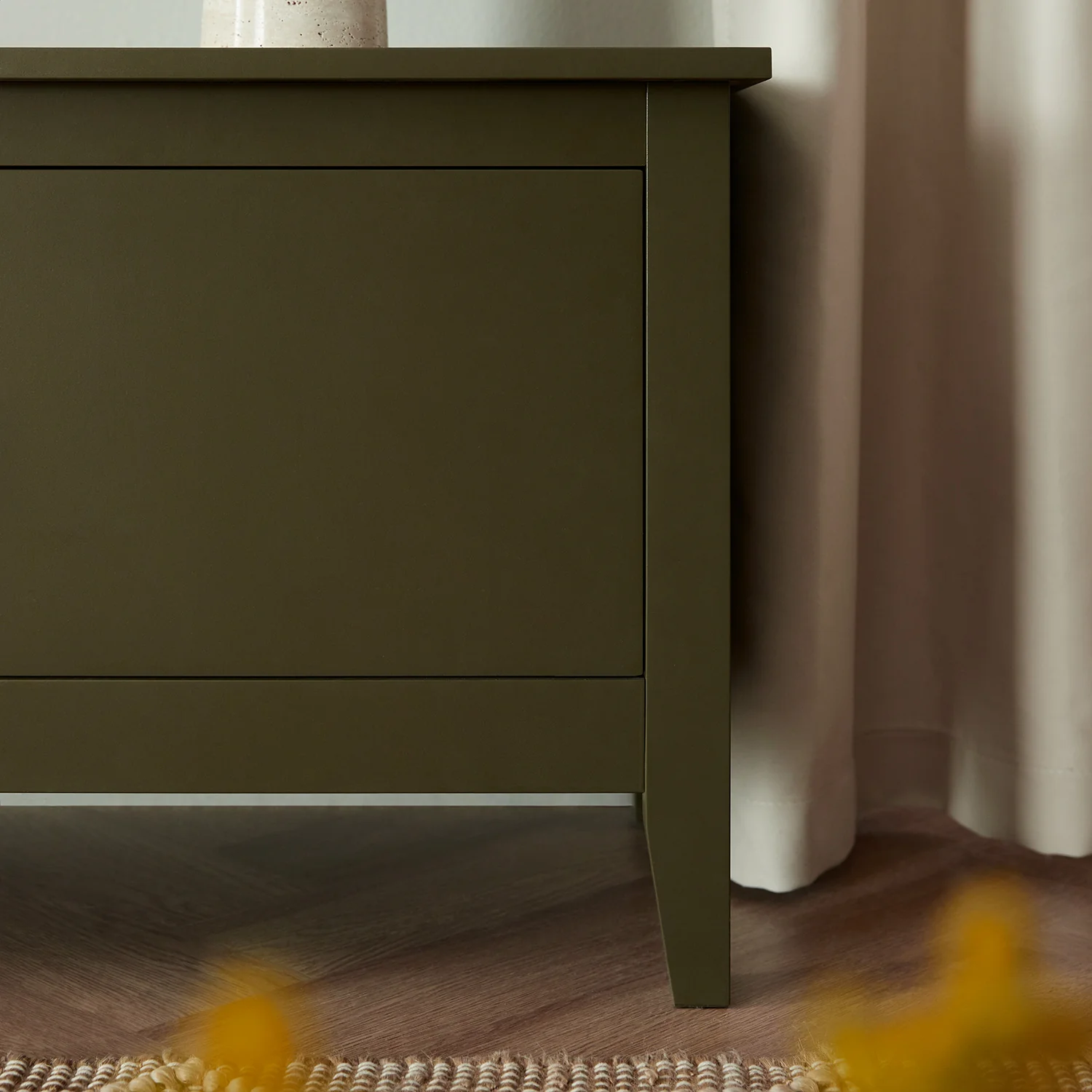 Oakham 180cm Wide TV Unit, Olive Grove - Image 6
