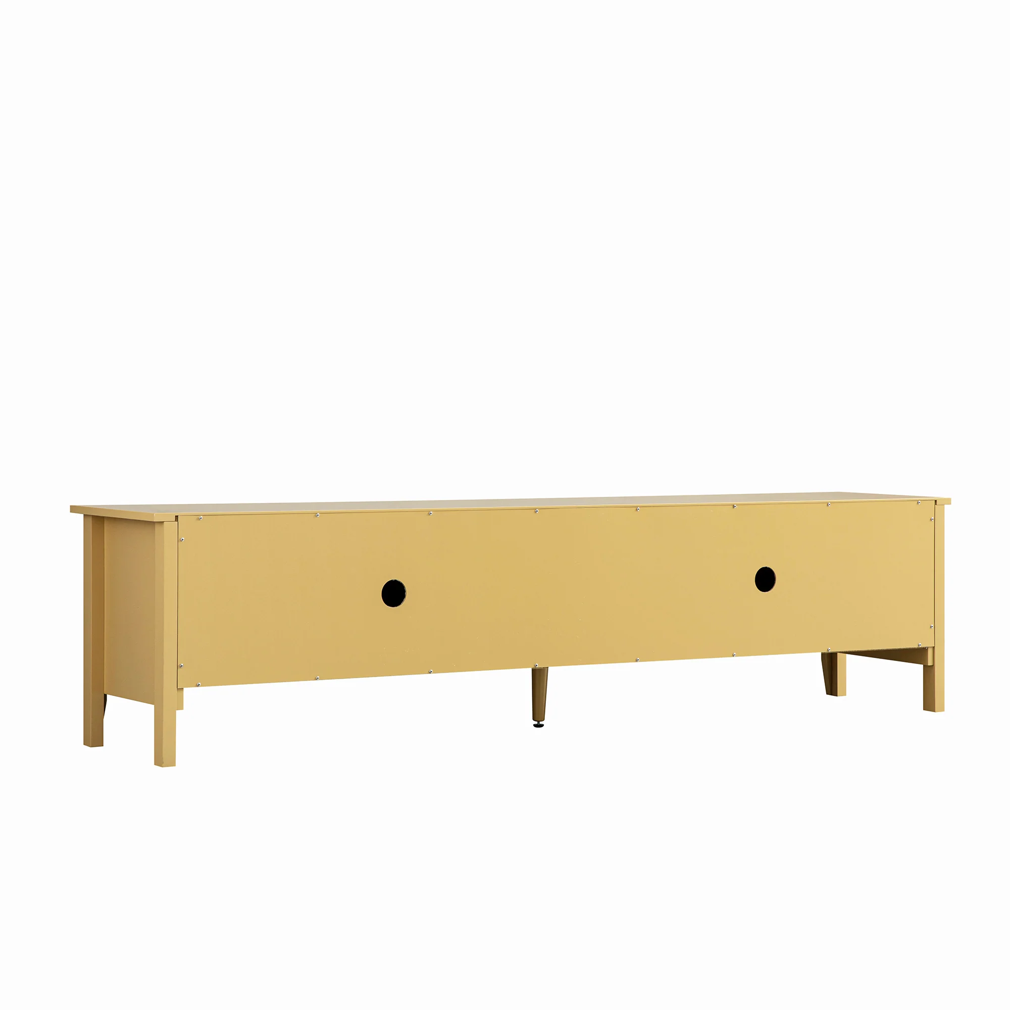 Oakham 180cm Wide TV Unit, Rattan Yellow - Image 8