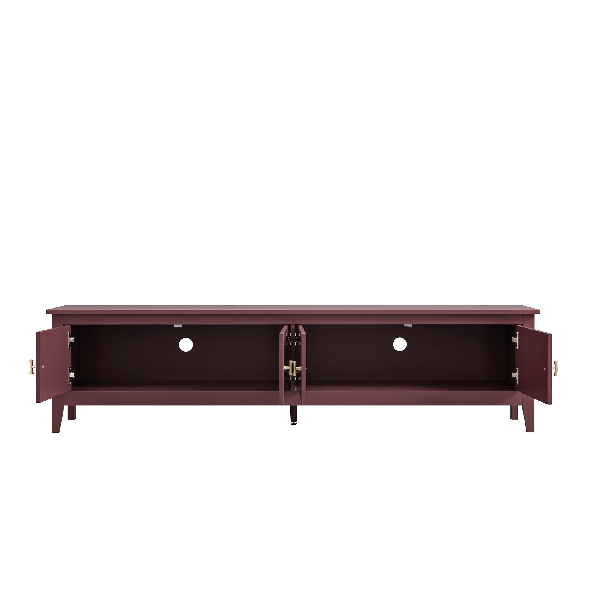 Oakham 180cm Wide TV Unit, Wild Cherry - Image 11