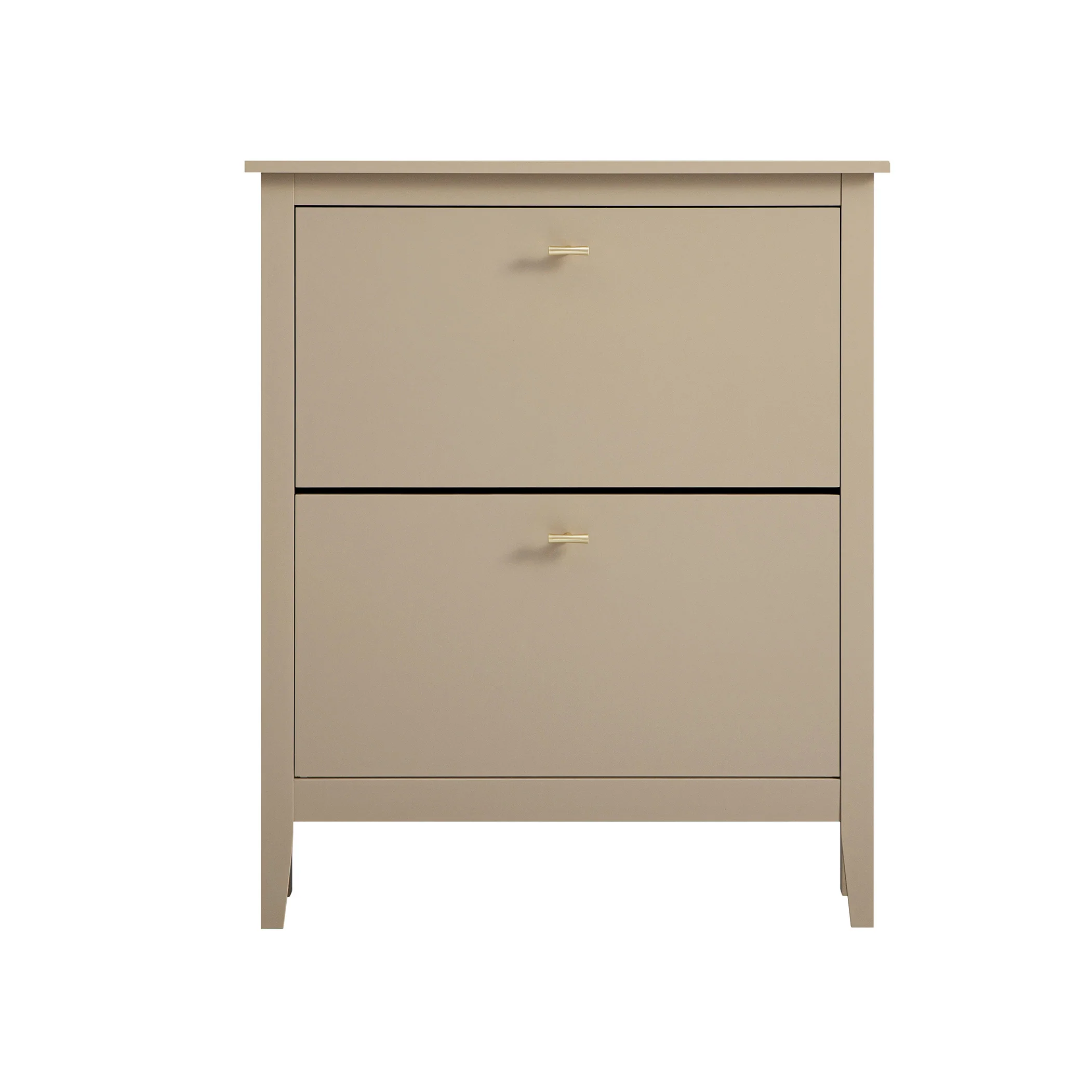 Oakham 2-Tier Shoe Cabinet, Deep Greige - Image 7