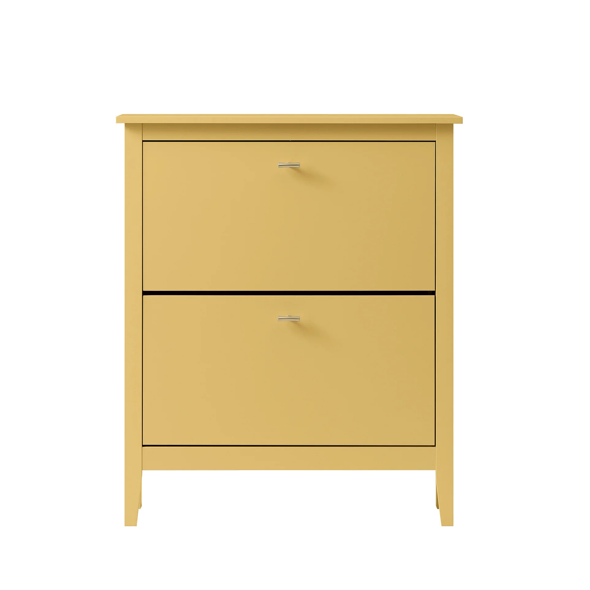 Oakham 2-Tier Shoe Cabinet, Rattan Yellow - Image 7