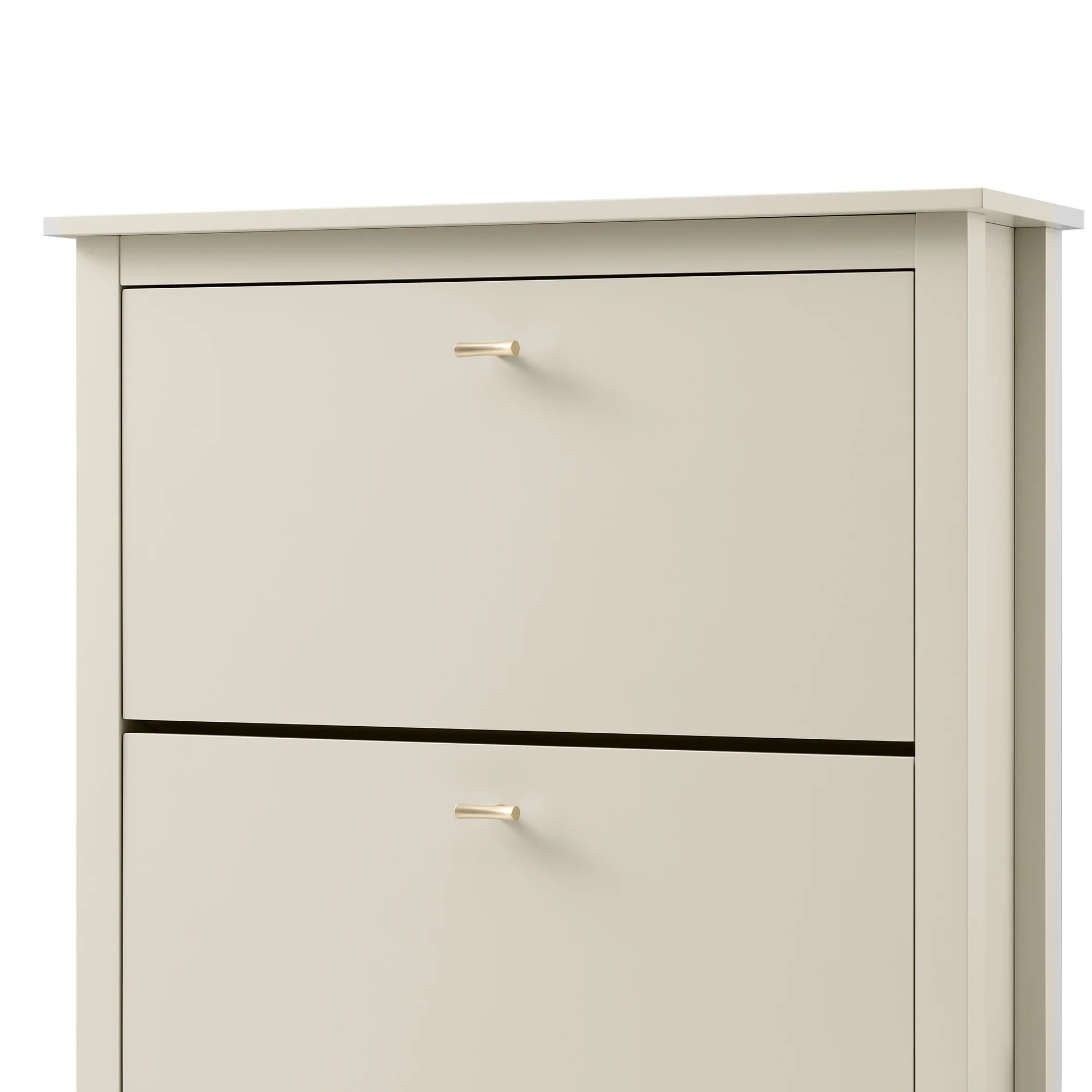 Oakham 2-Tier Shoe Cabinet, Shaded White - Image 13