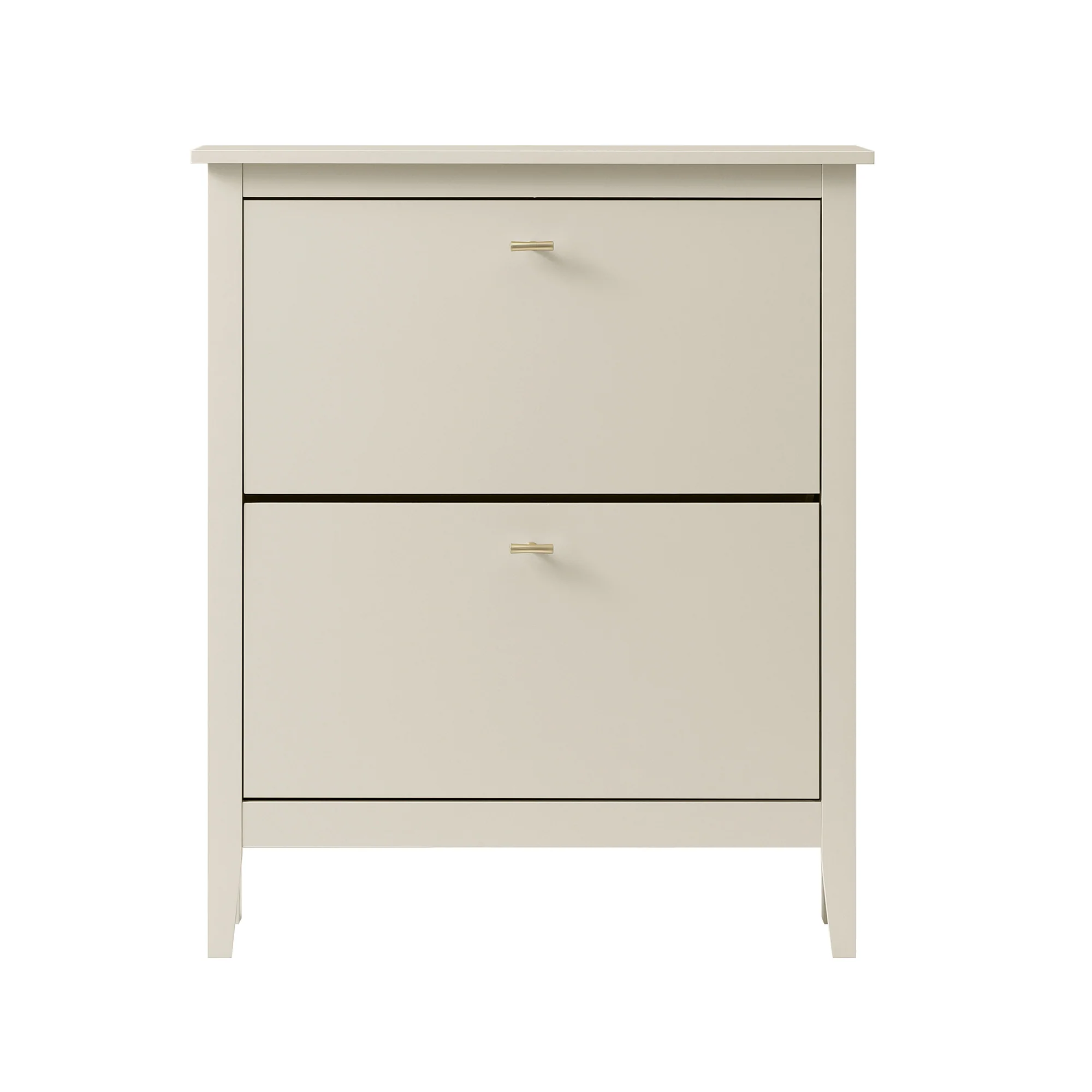 Oakham 2-Tier Shoe Cabinet, Shaded White - Image 7