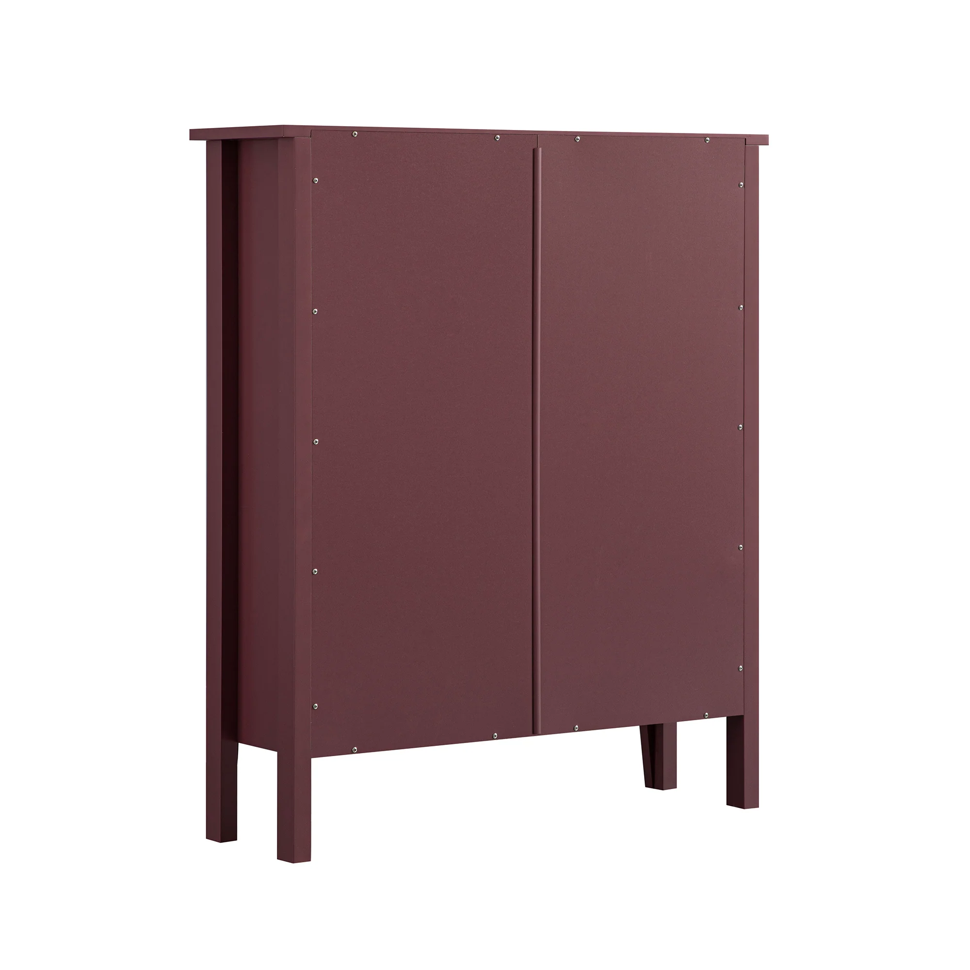 Oakham 2-Tier Shoe Cabinet, Wild Cherry - Image 12