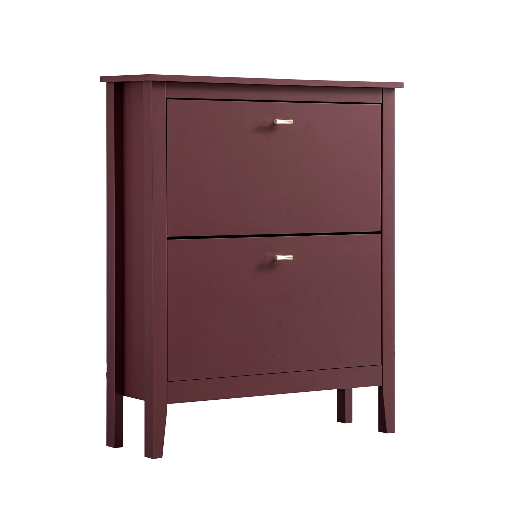 Oakham 2-Tier Shoe Cabinet, Wild Cherry - Image 8