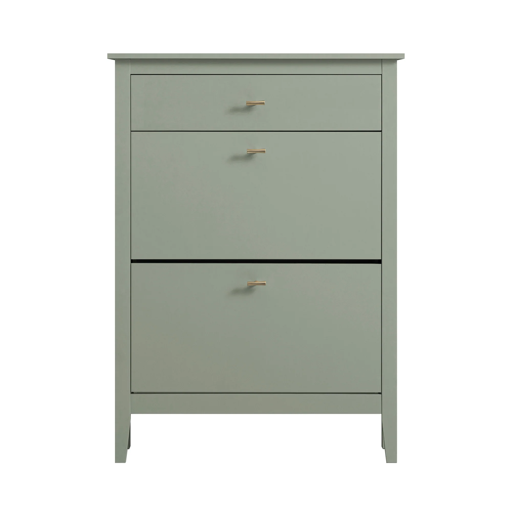Oakham 2-Tier Shoe Cabinet with Top Drawer, Desert Sage - Image 7
