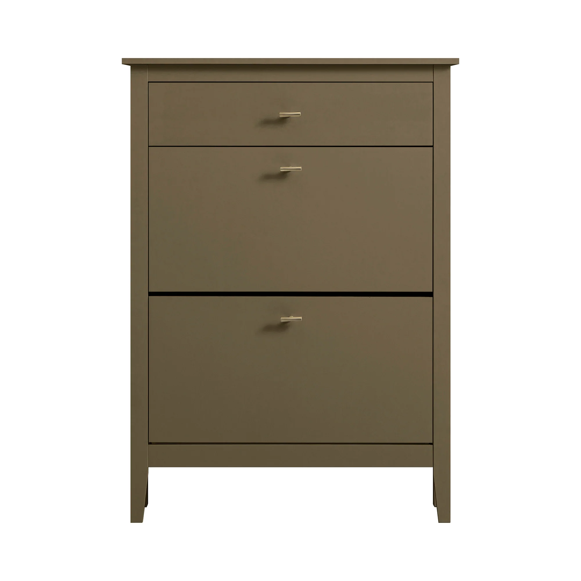 Oakham 2-Tier Shoe Cabinet with Top Drawer, Olive Grove - Image 7