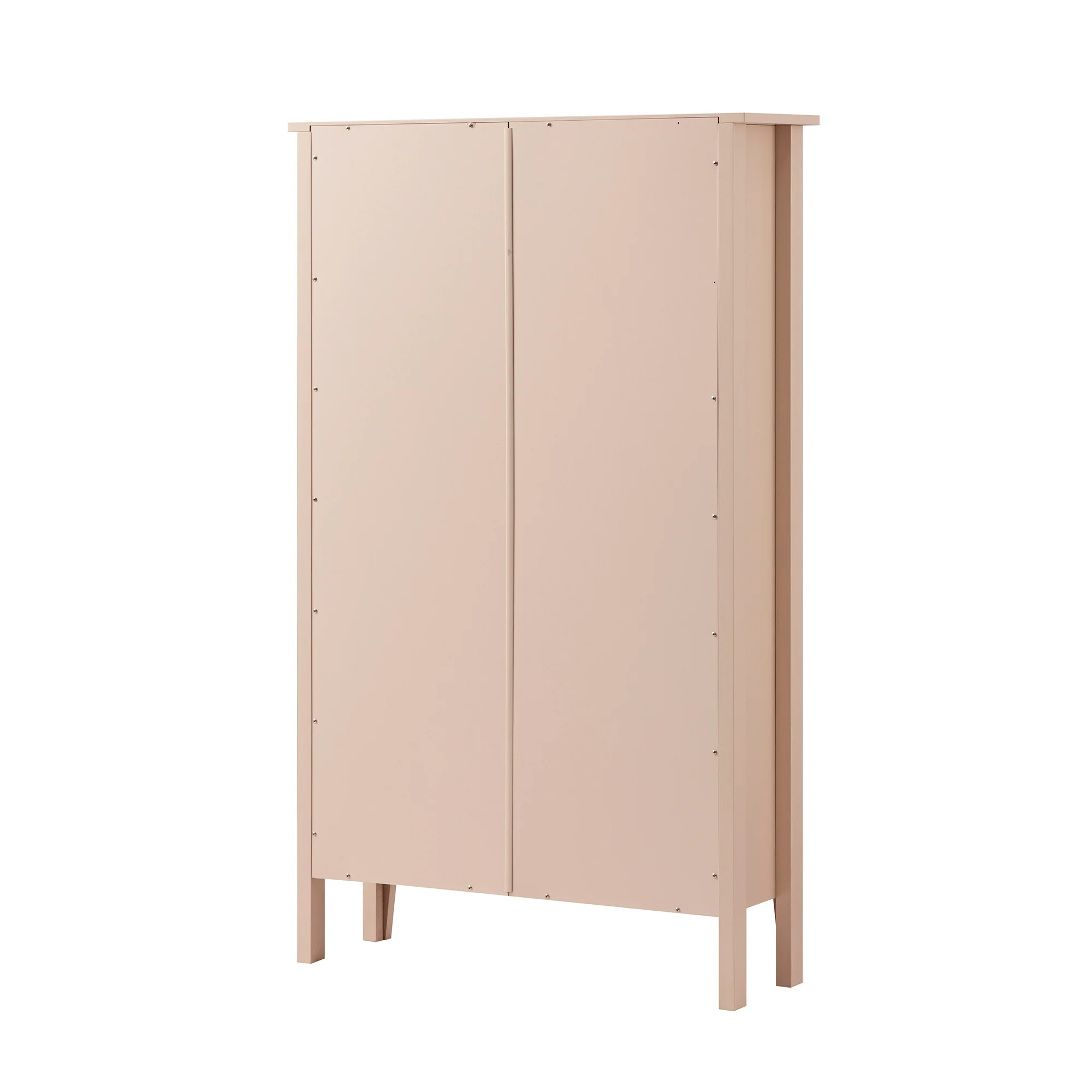 Oakham 3-Tier Shoe Cabinet, Nude Pink - Image 11