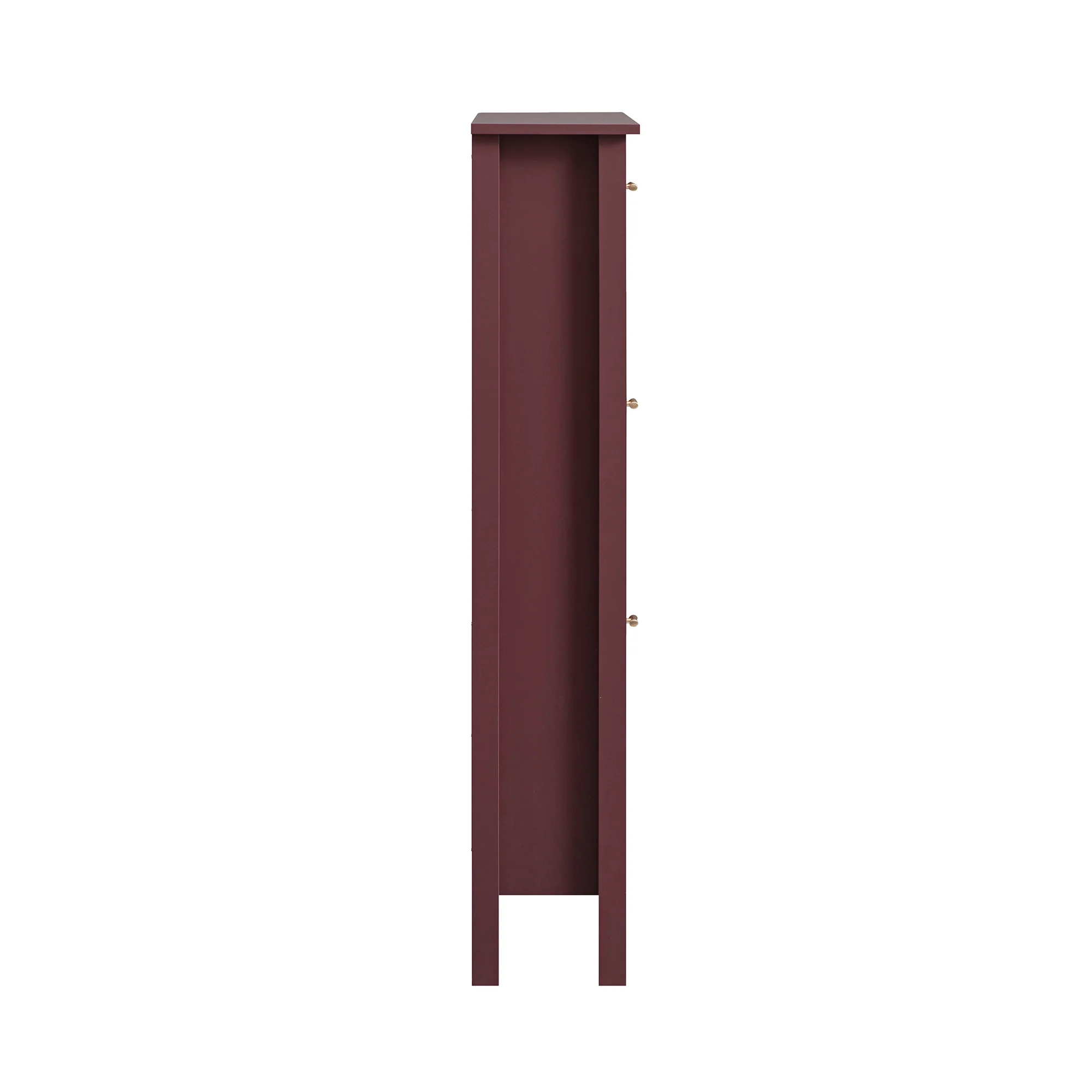 Oakham 3-Tier Shoe Cabinet, Wild Cherry - Image 12