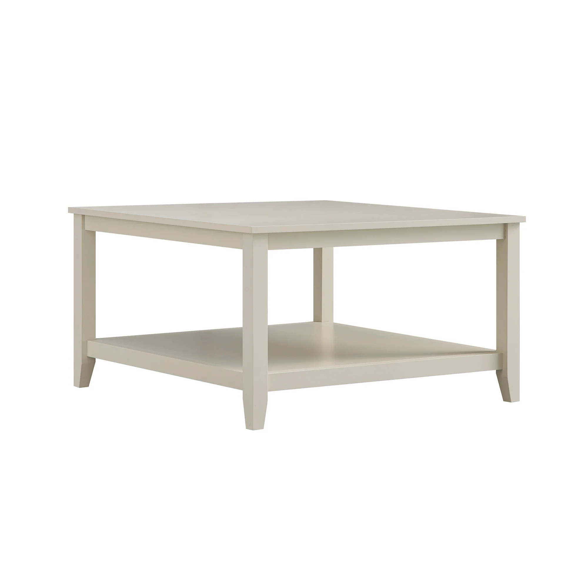 Oakham 80cm Square Coffee Table, Shaded White - Image 8