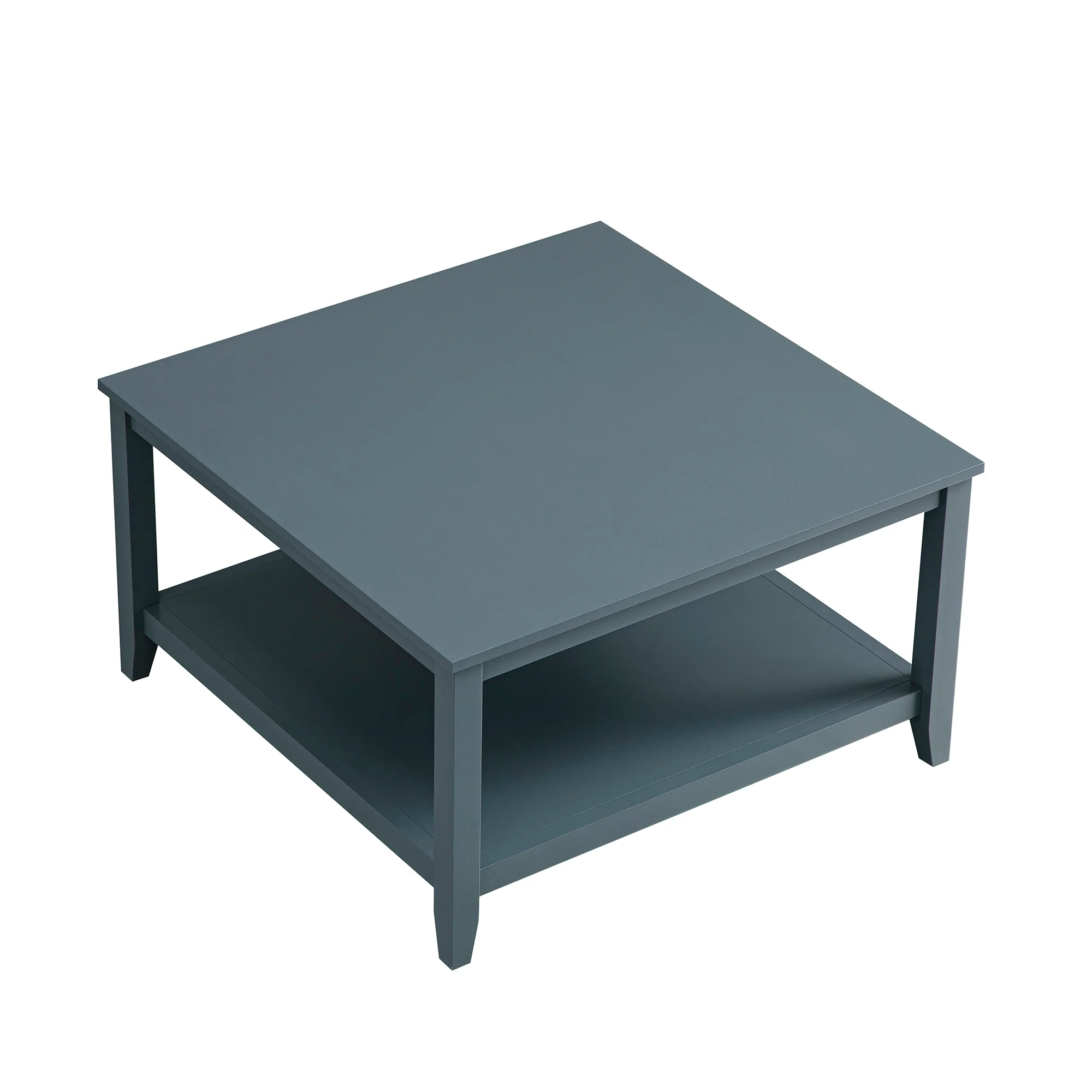 Oakham 80cm Square Coffee Table, Stormy Blue - Image 10
