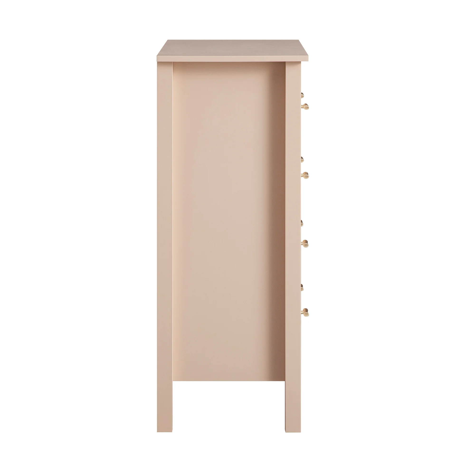 Oakham Chest of 4 Drawers, Nude Pink - Image 10
