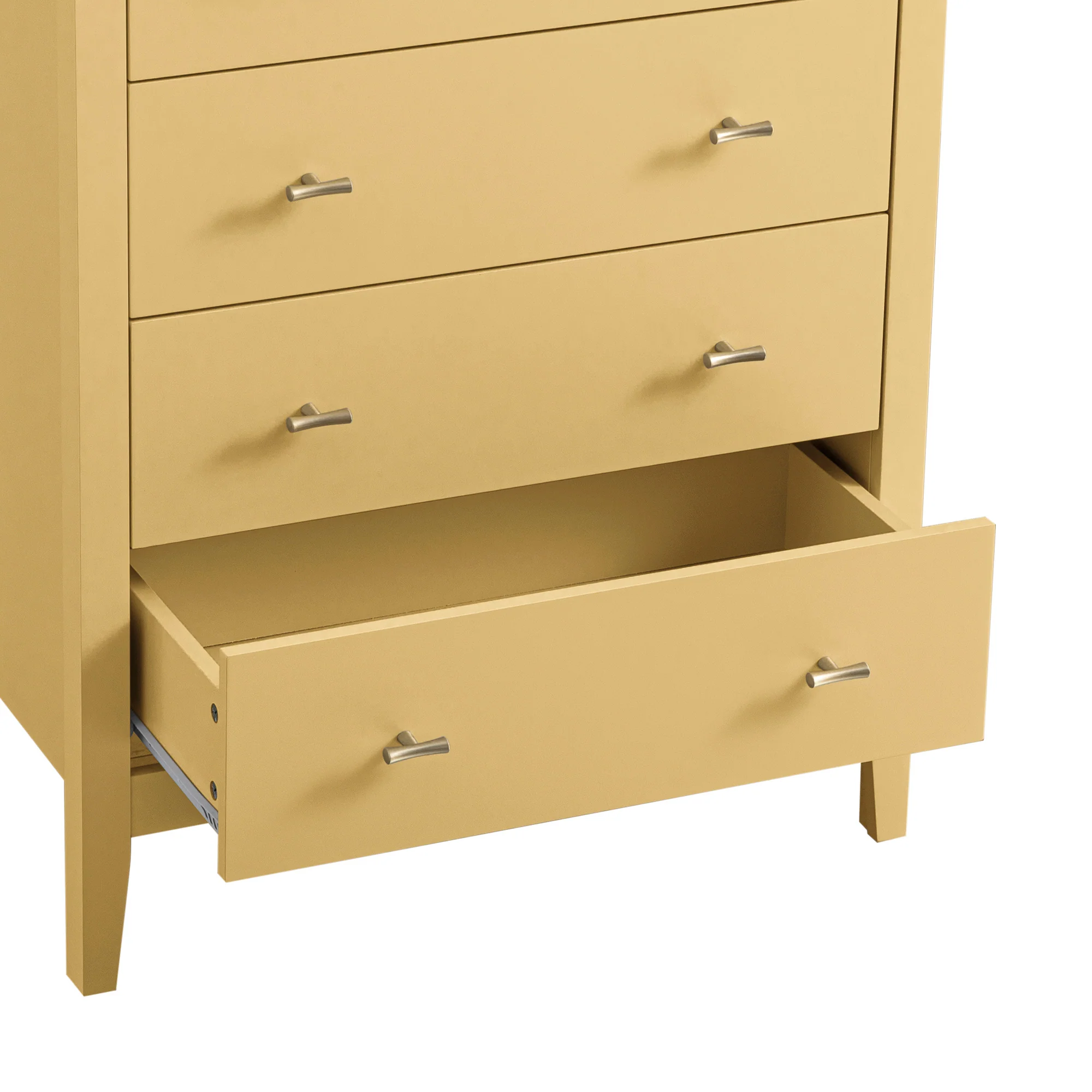 Oakham Chest of 4 Drawers, Rattan Yellow - Image 13