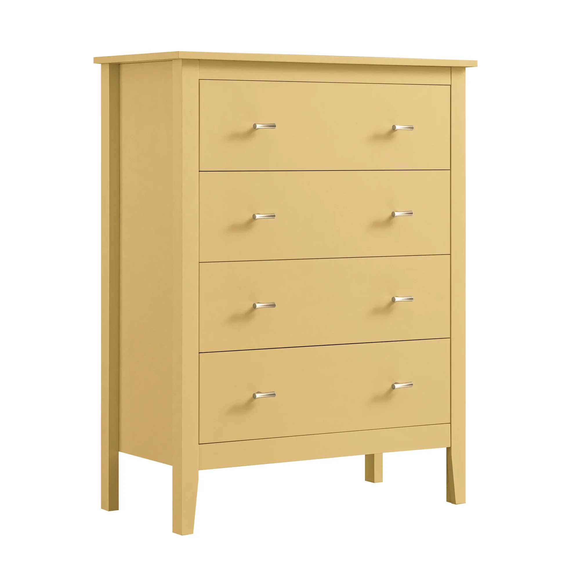 Oakham Chest of 4 Drawers, Rattan Yellow - Image 7