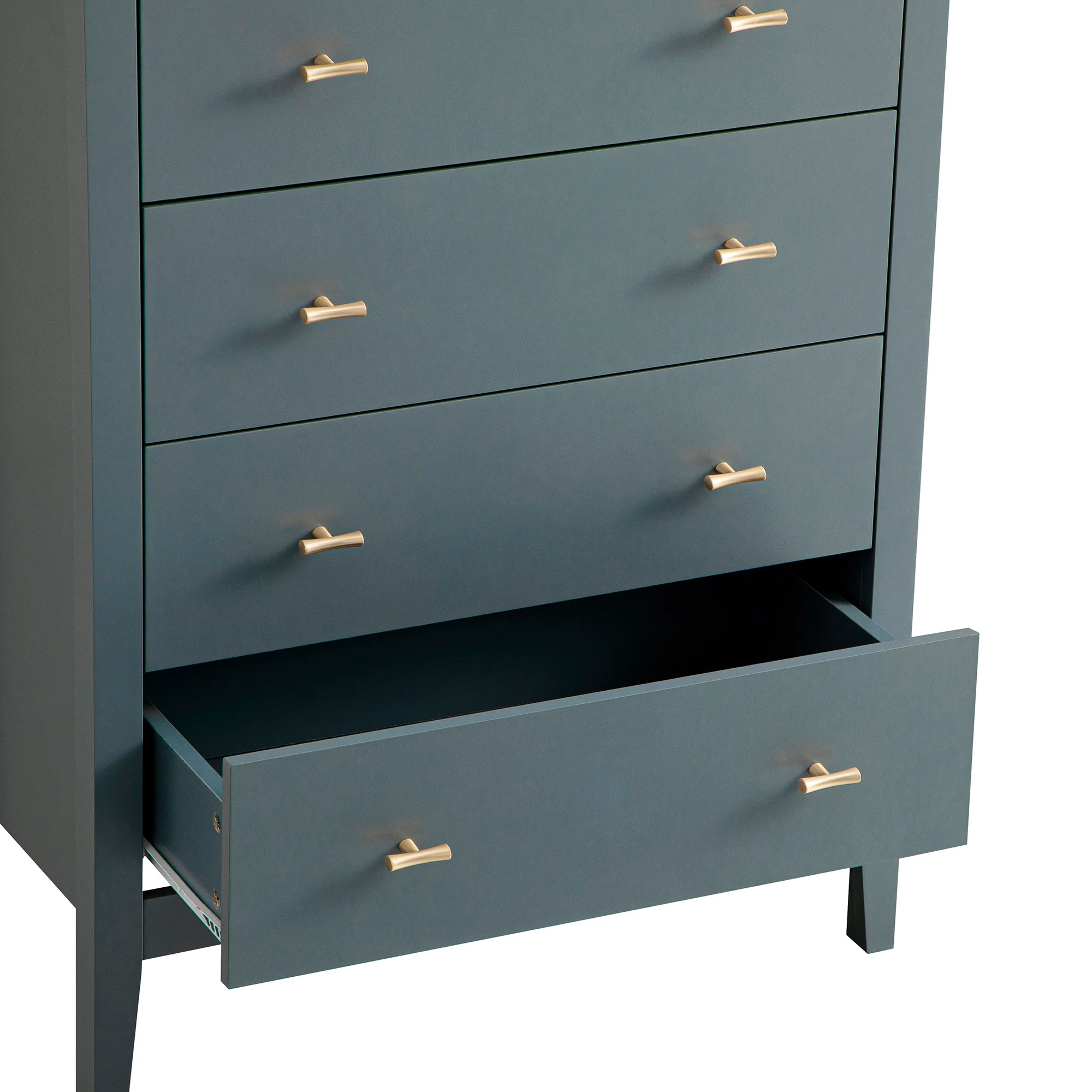 Oakham Chest of 4 Drawers, Stormy Blue - Image 11