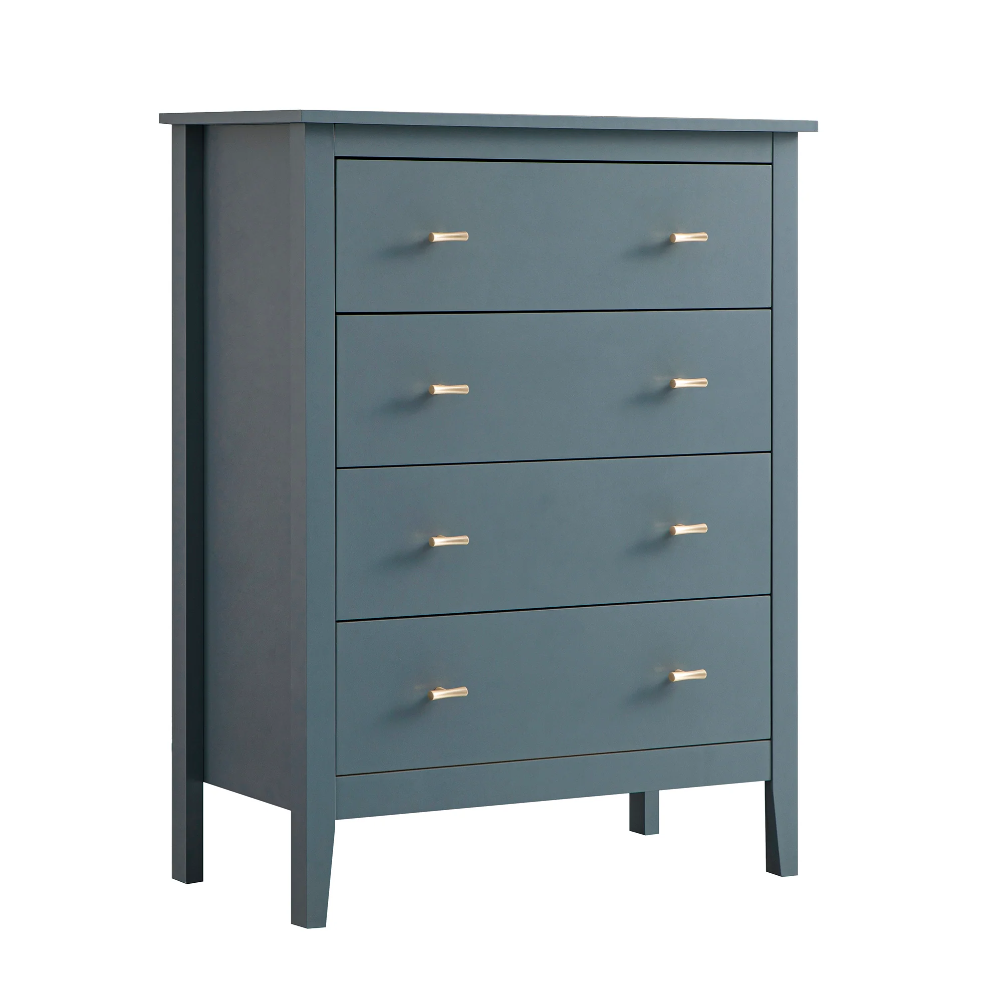Oakham Chest of 4 Drawers, Stormy Blue - Image 5