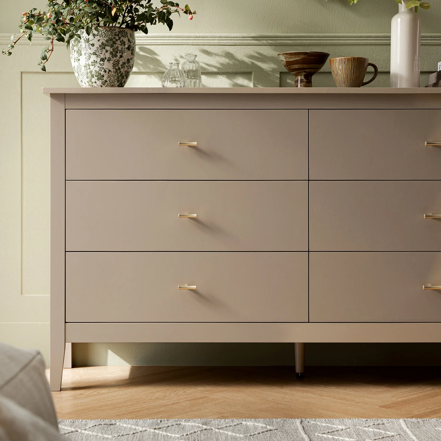 Oakham Chest of 6 Drawers, Deep Greige - Image 5