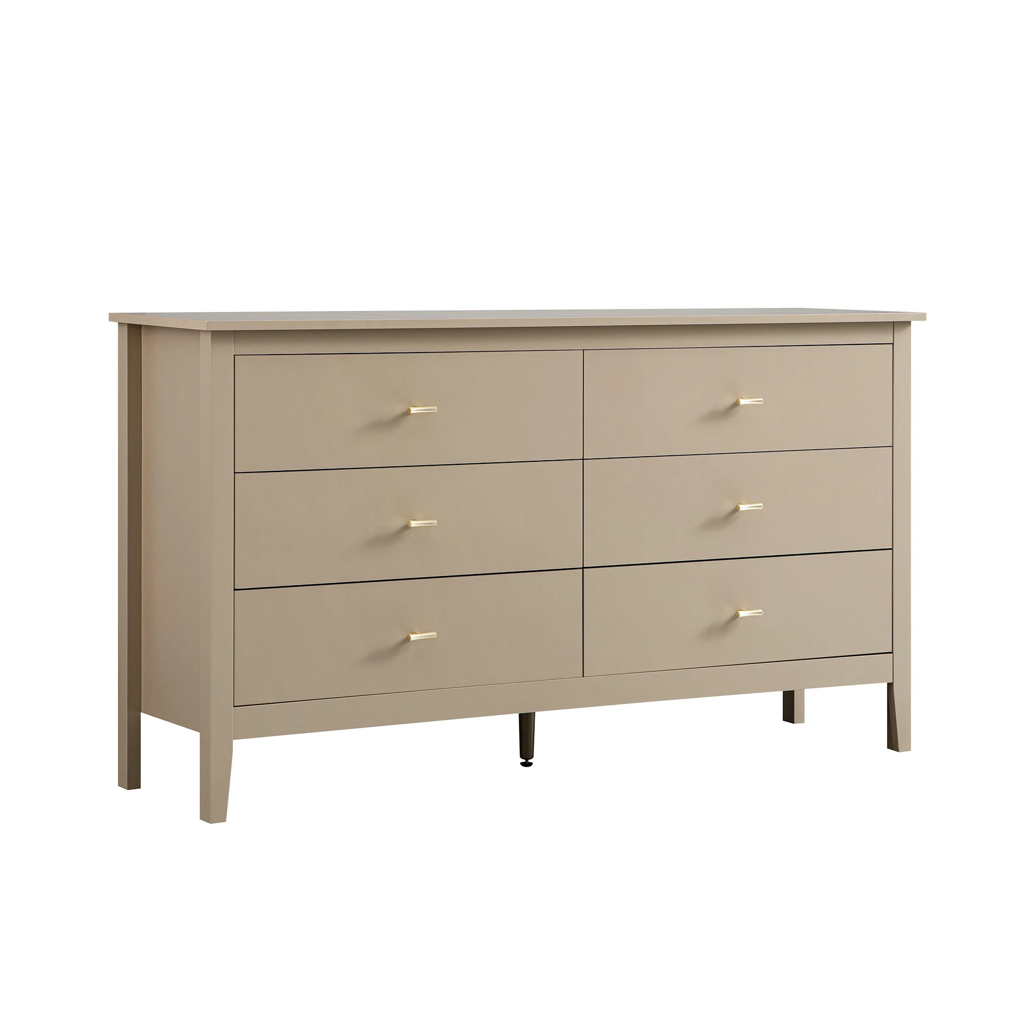 Oakham Chest of 6 Drawers, Deep Greige - Image 7