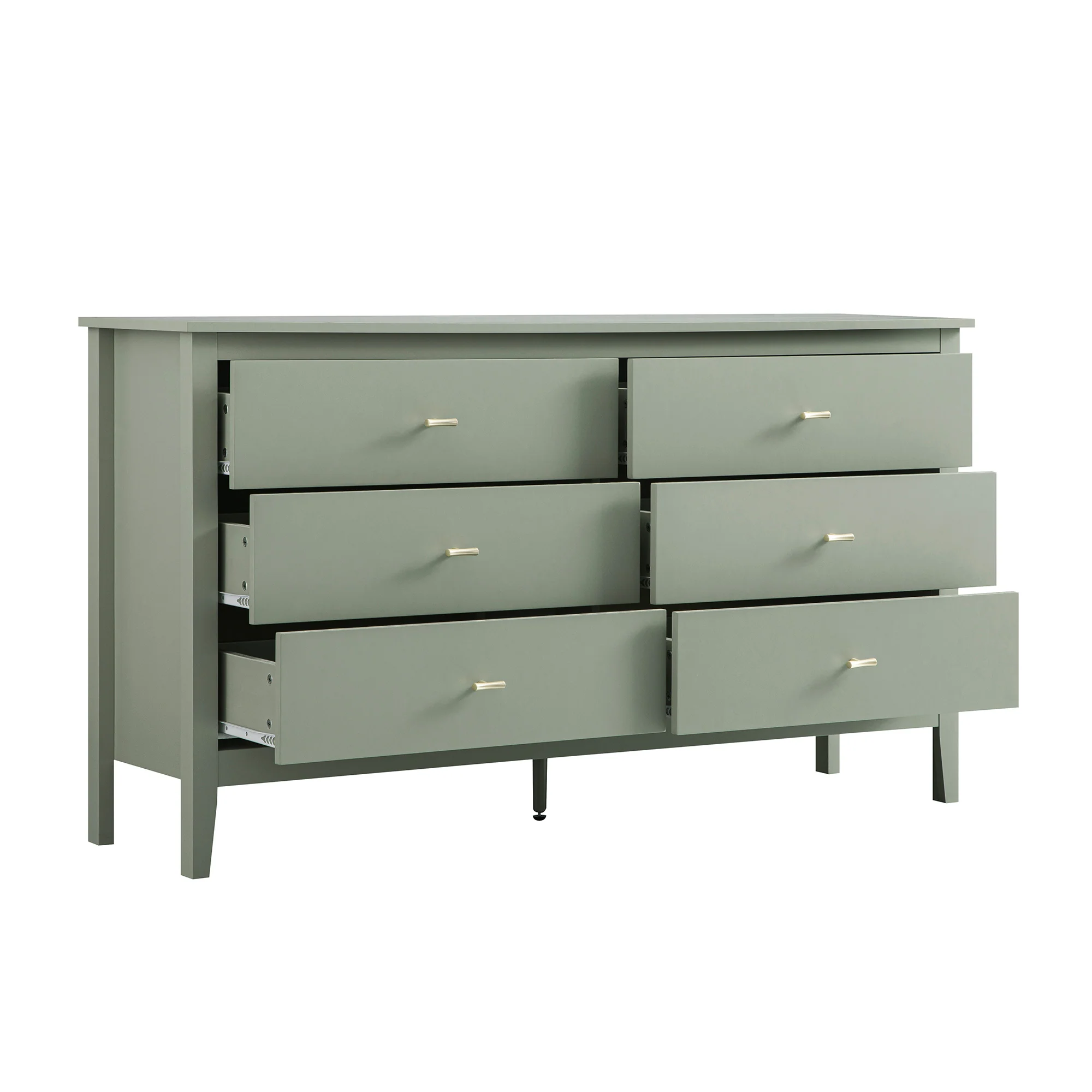 Oakham Chest of 6 Drawers, Desert Sage - Image 10