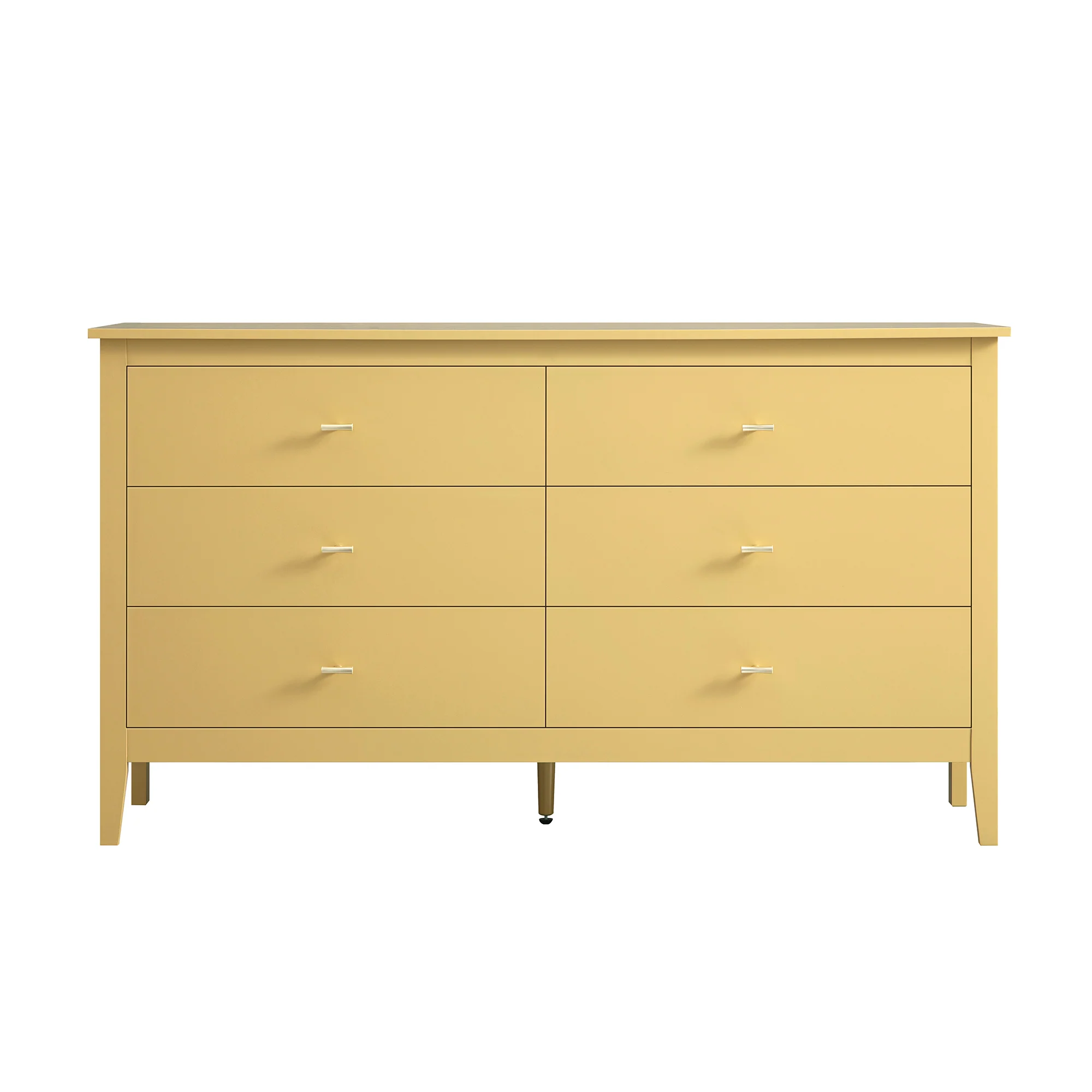 Oakham Chest of 6 Drawers, Rattan Yellow - Image 6