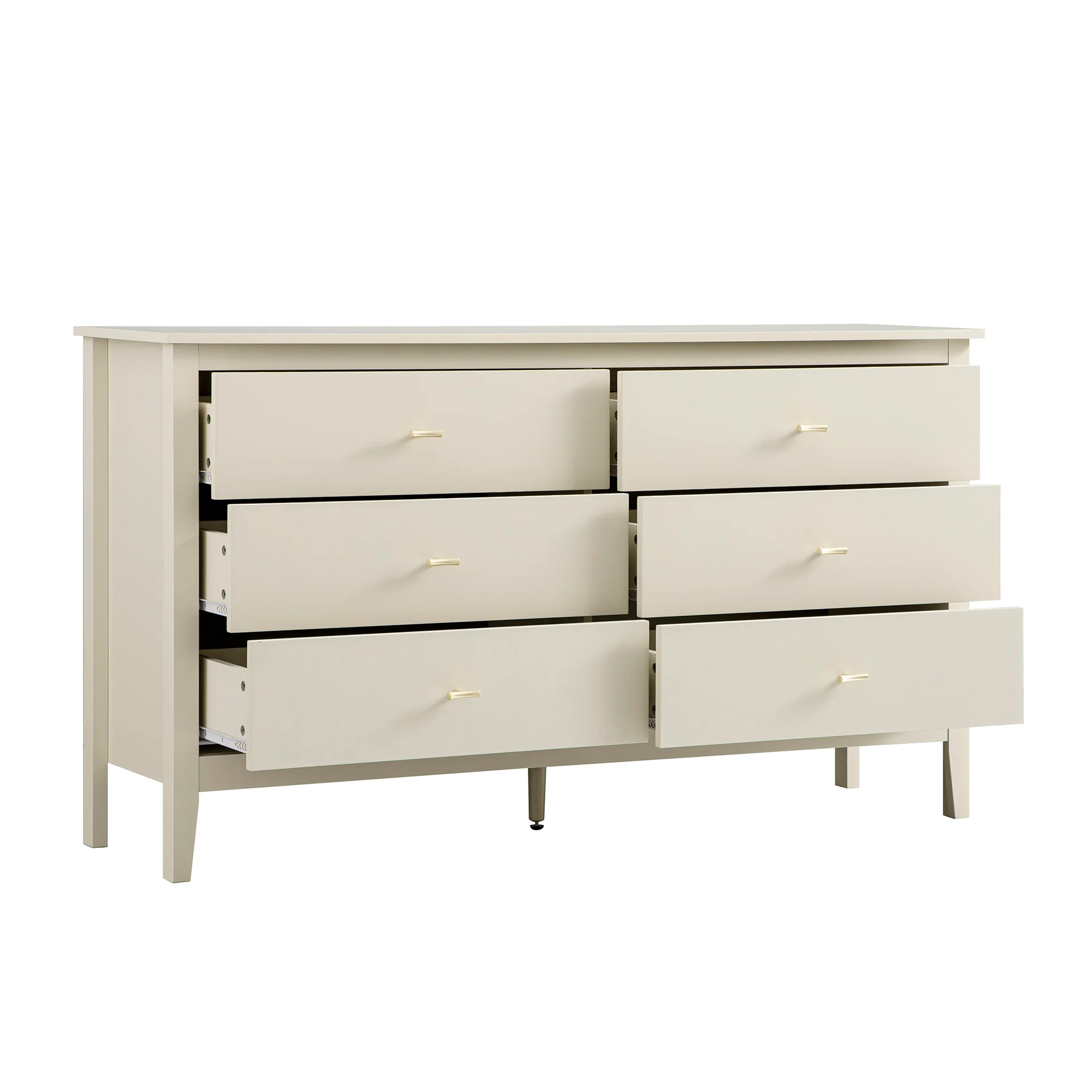 Oakham Chest of 6 Drawers, Shaded White - Image 9