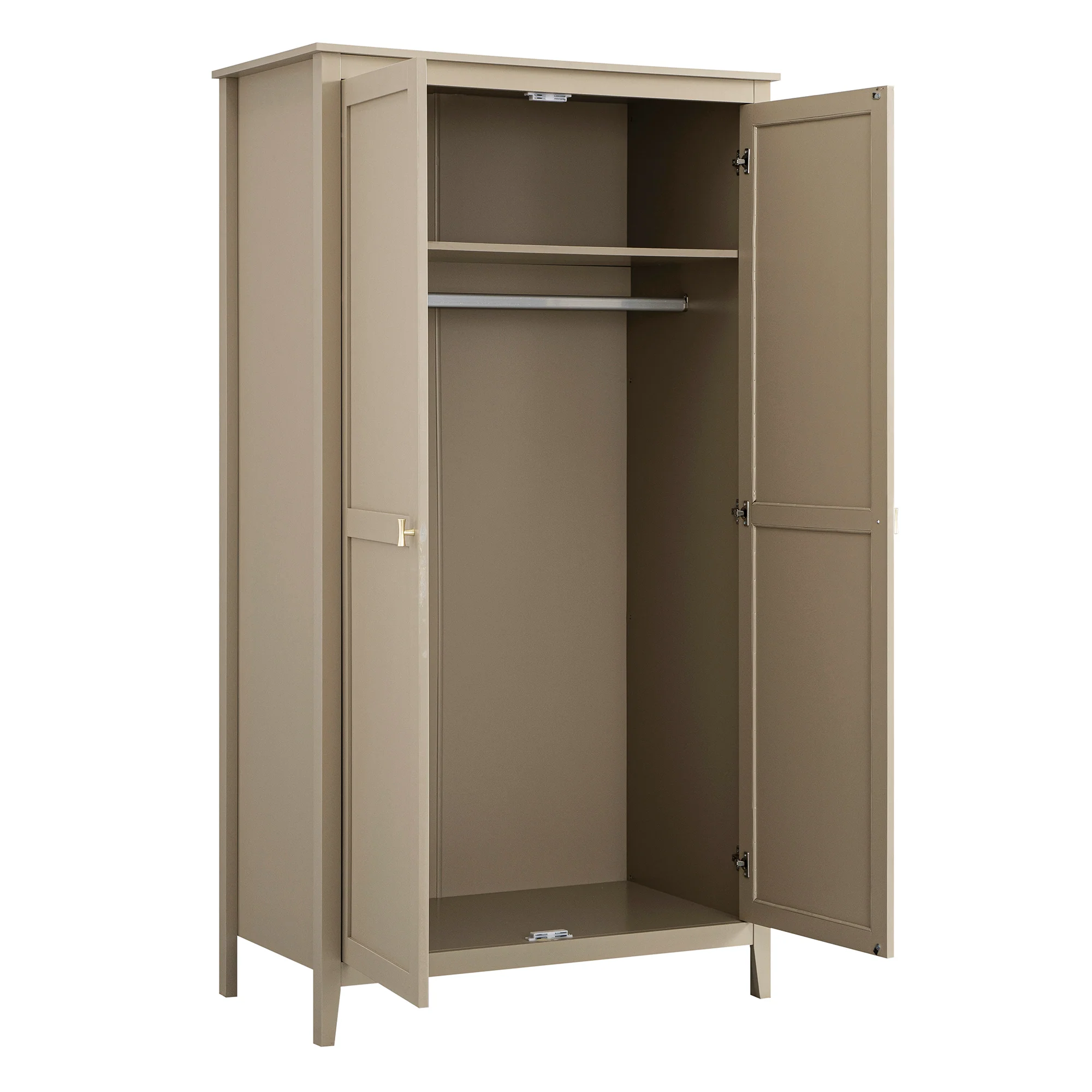 Oakham Double Wardrobe, Deep Greige - Image 11