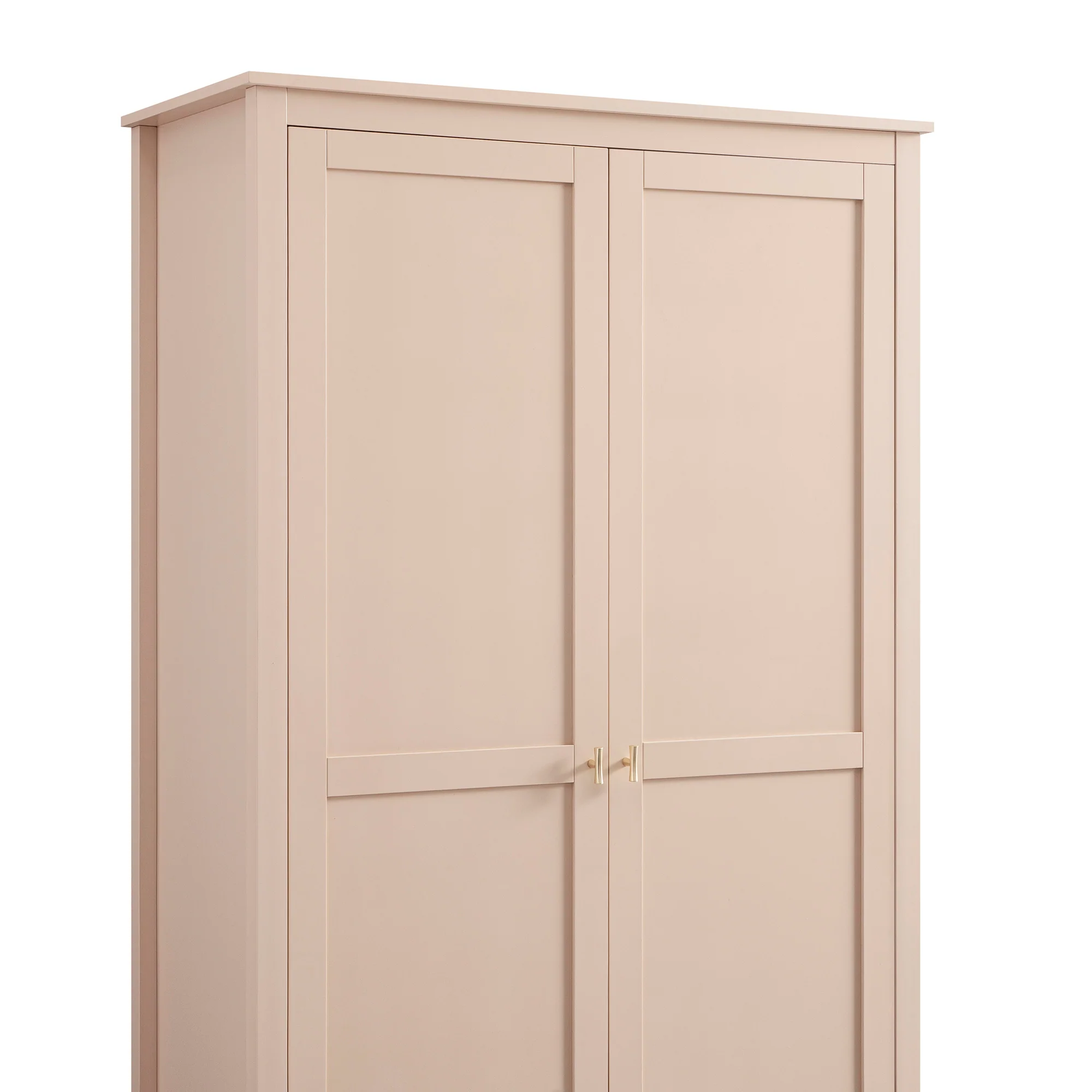 Oakham Double Wardrobe, Nude Pink - Image 14